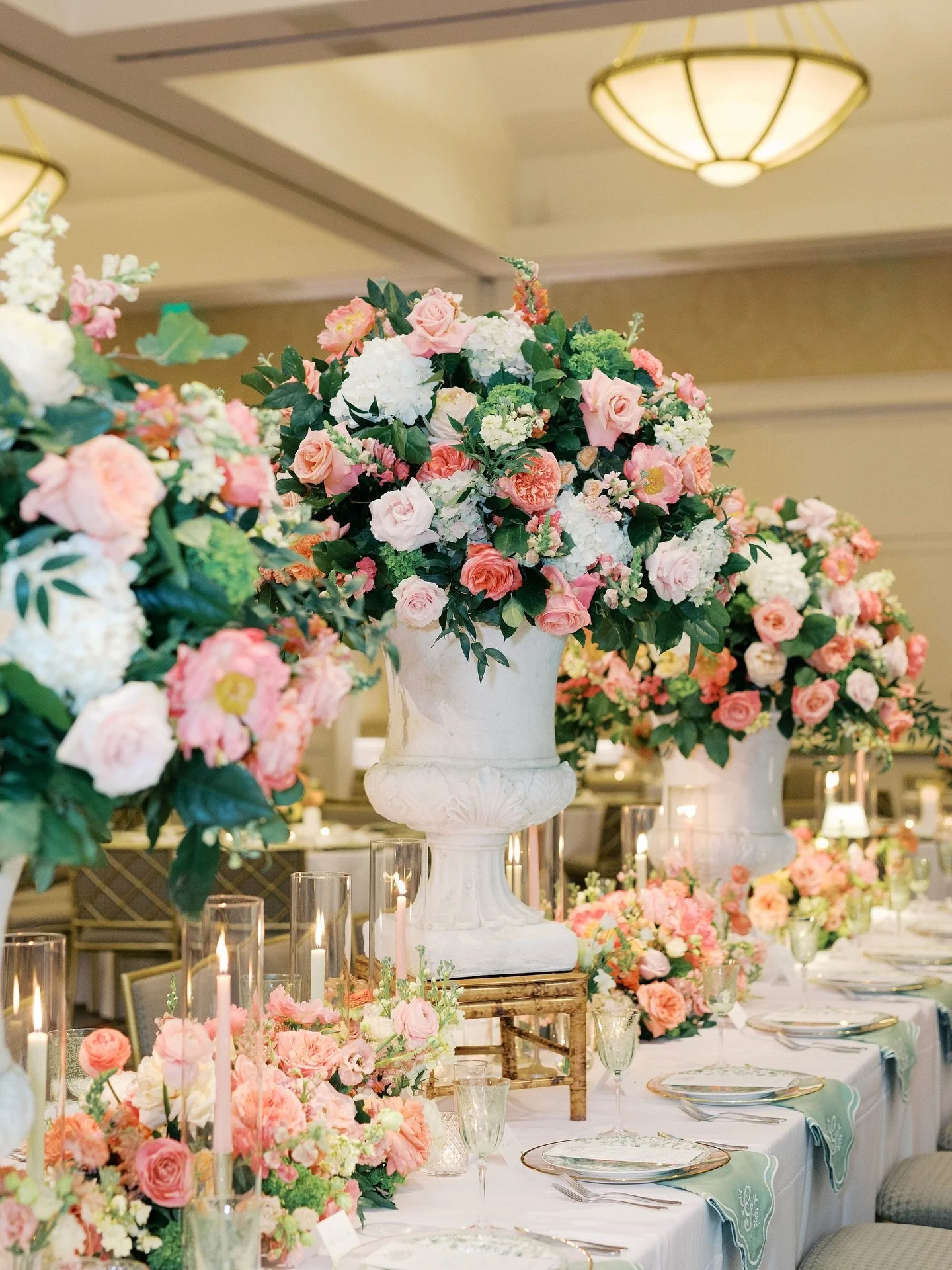 We loved bringing every corner of Margaret and Brett&rsquo;s wedding day to life! It was full of meaning and we must say, this family has great taste! Thoughtful details like the escort card wall, a welcoming entry table, and the generations table ce