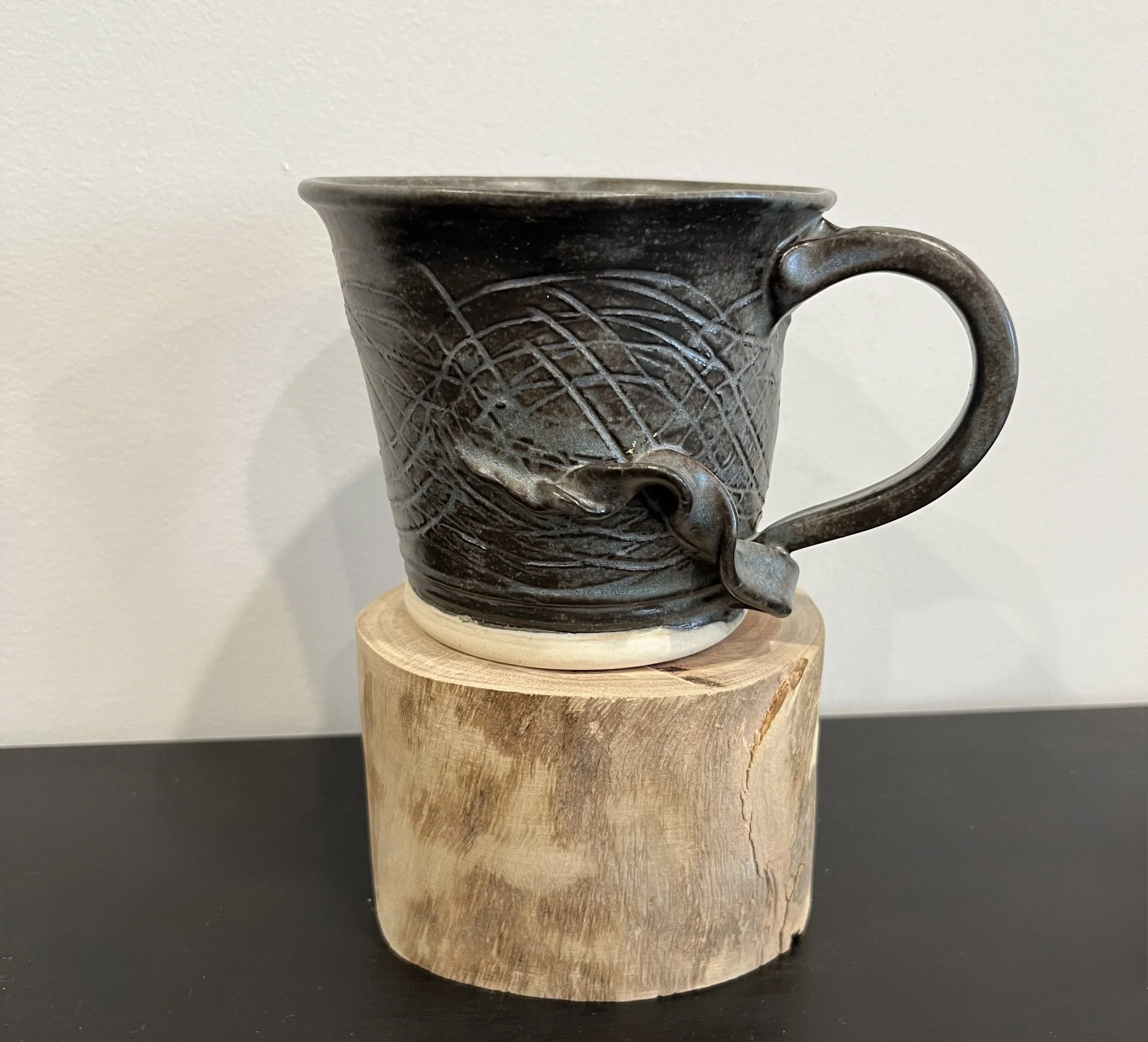 Handcrafted Textured Ceramic Mug