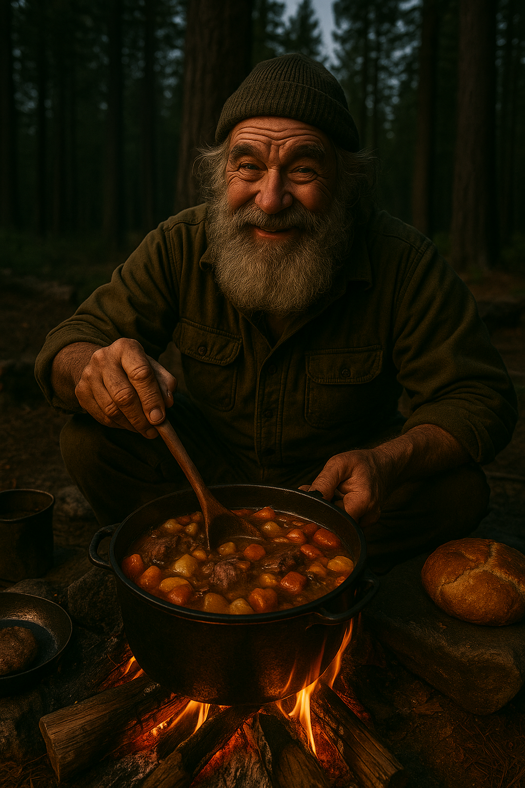Papa Gramps, the Timeless Camp Cook