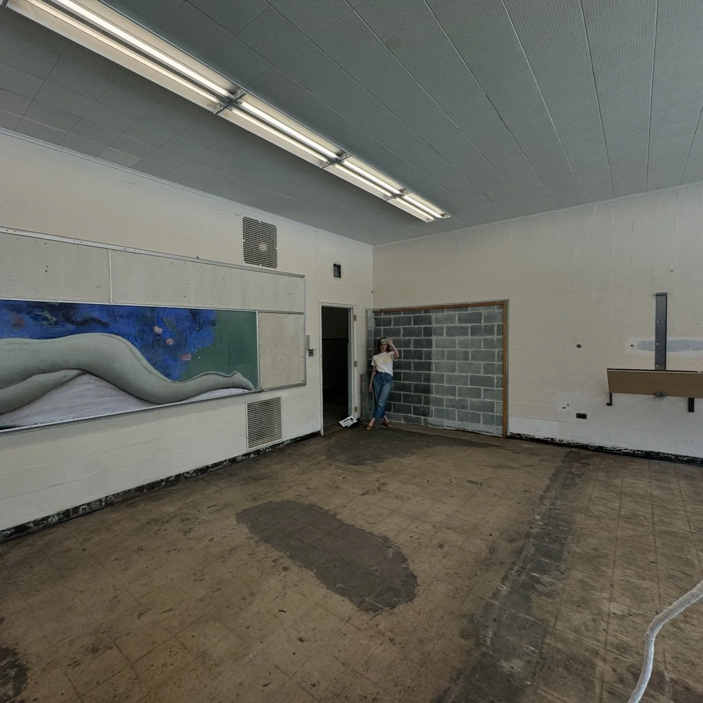 78,000 square feet of abandoned schoolhouse ft. art @thecampusupstate