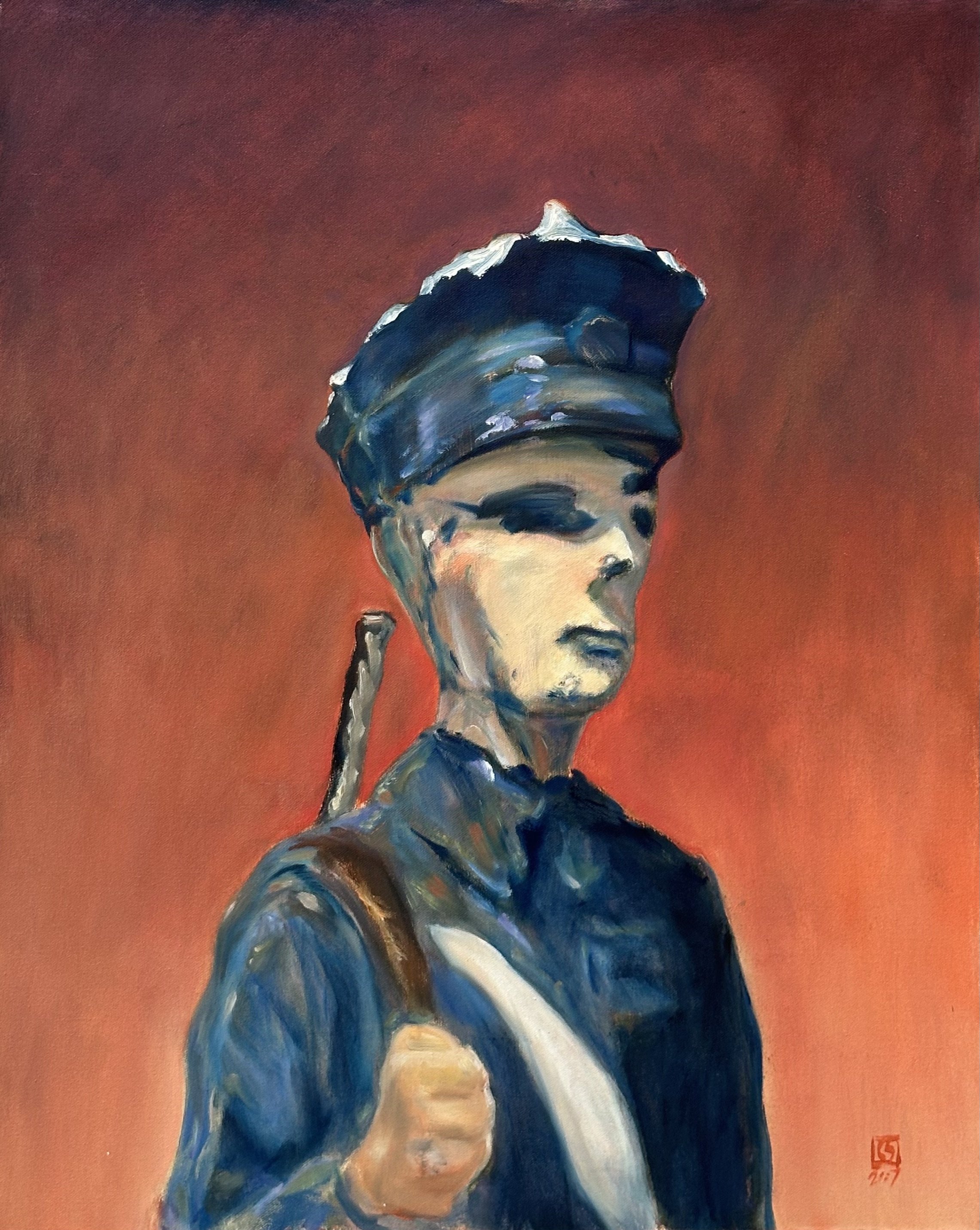 Soldier #12 (Sailor)
(24x30 | oil on canvas | 2007)