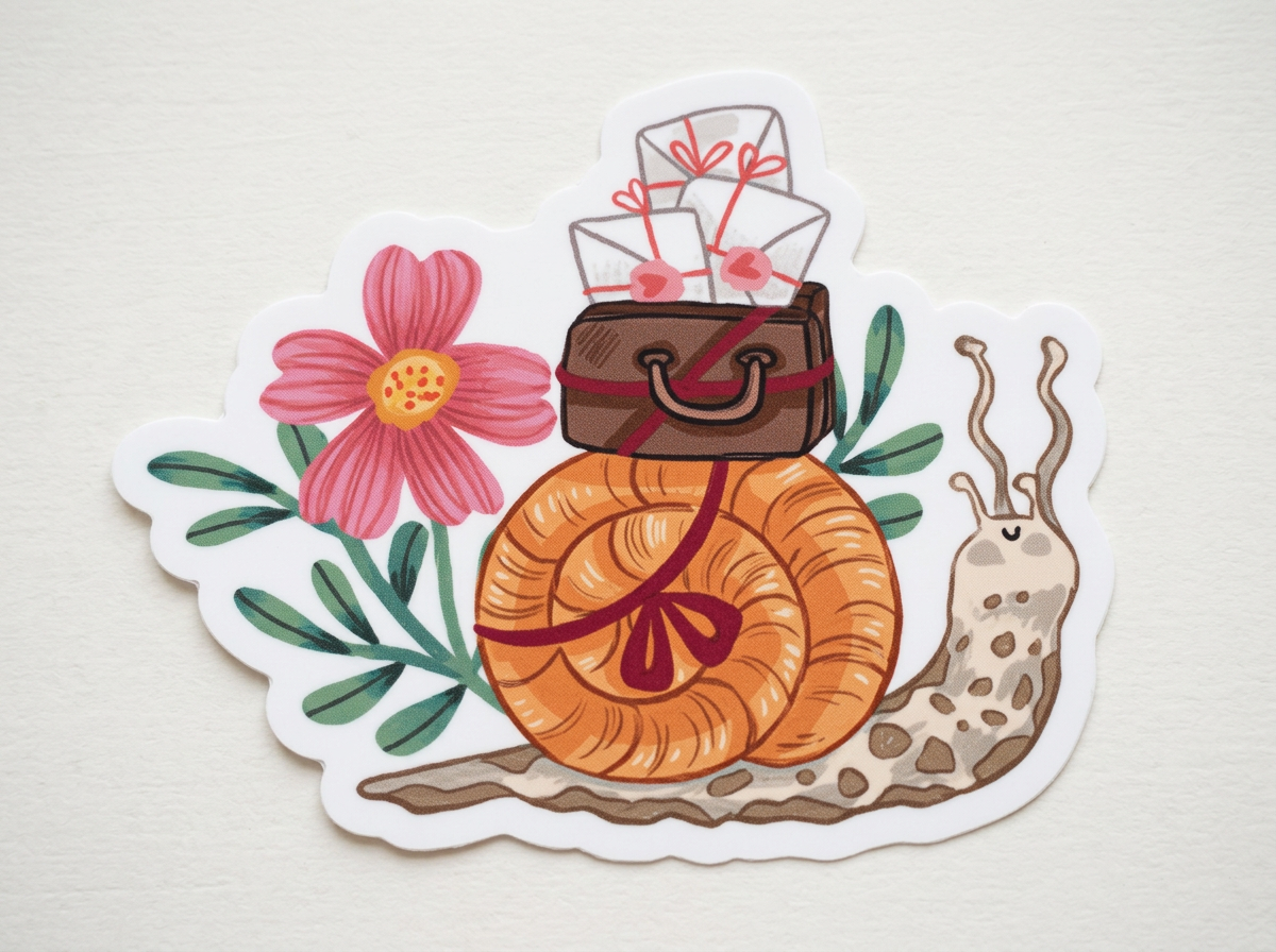 Snail Mailers Die Cut Sticker