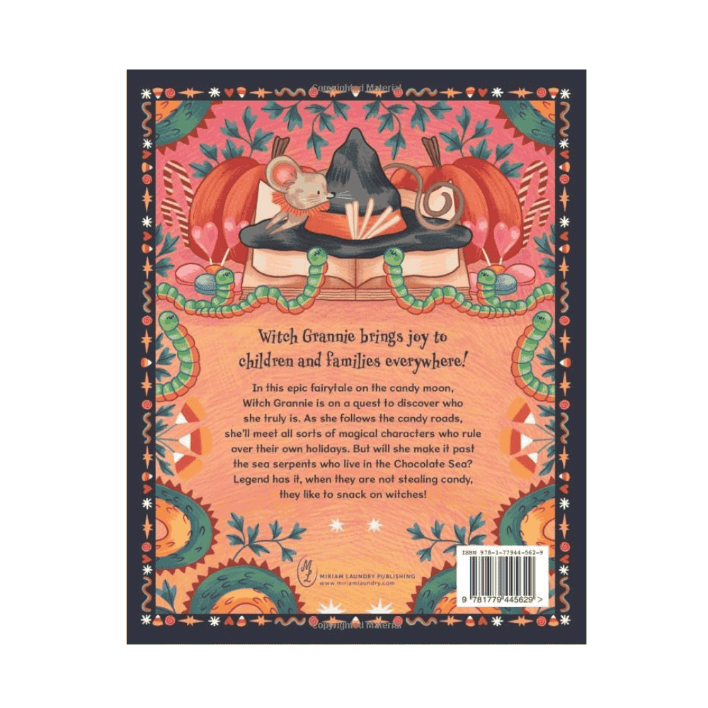 Witch Grannie book,  back cover