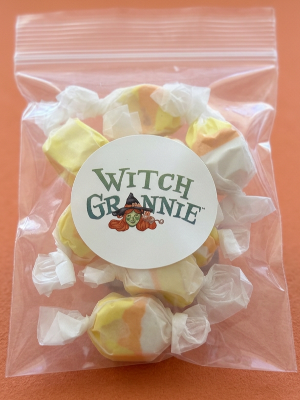 Witch Grannie's Enchanted Candy Corn Taffy