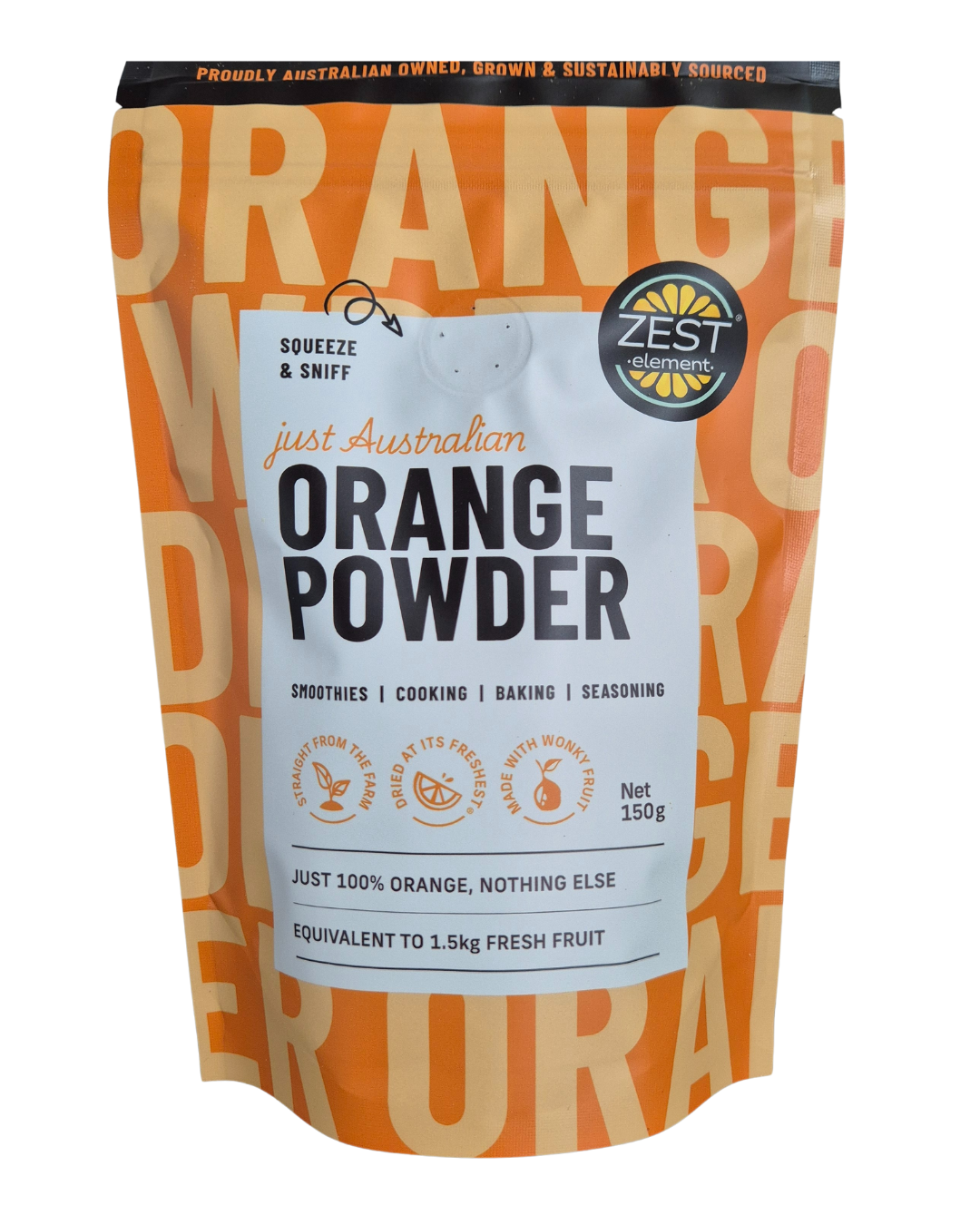 Zest Element Orange Powder – 150g