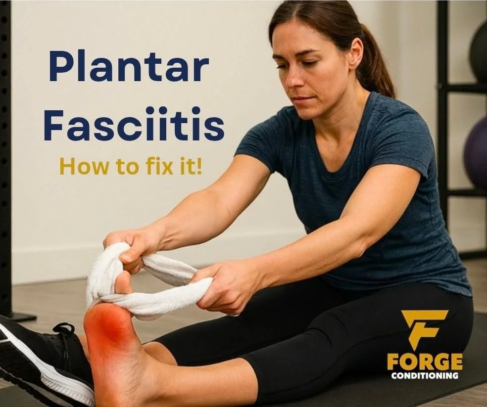 Plantar Fasciitis

How to fix it!

Over the past few months I&rsquo;ve had a growing number of individuals dealing with stubborn plantar fasciitis due to running or overtraining.

It&rsquo;s one of those issues that can feel small at first but quickl