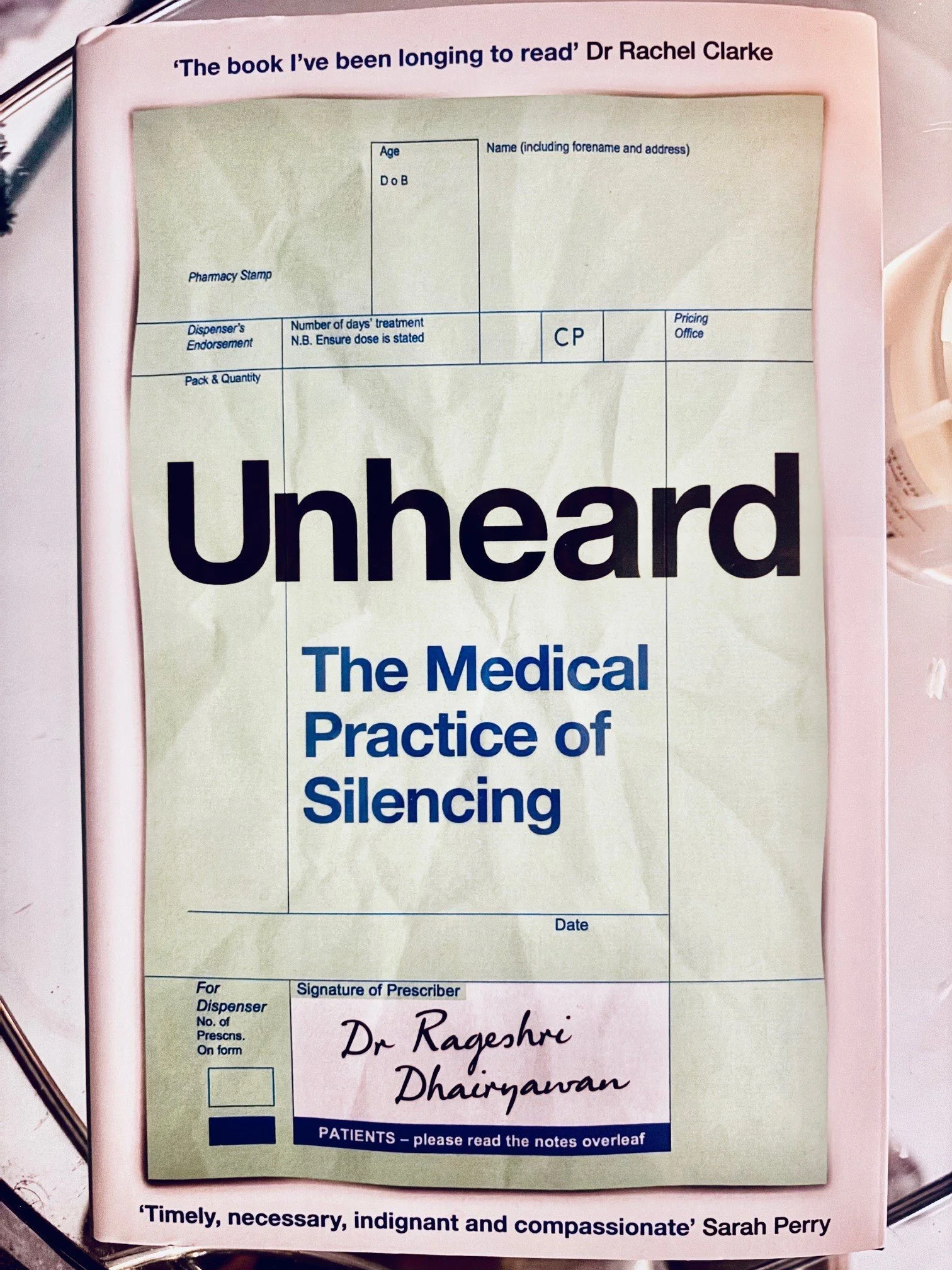 Book cover "Unheard"