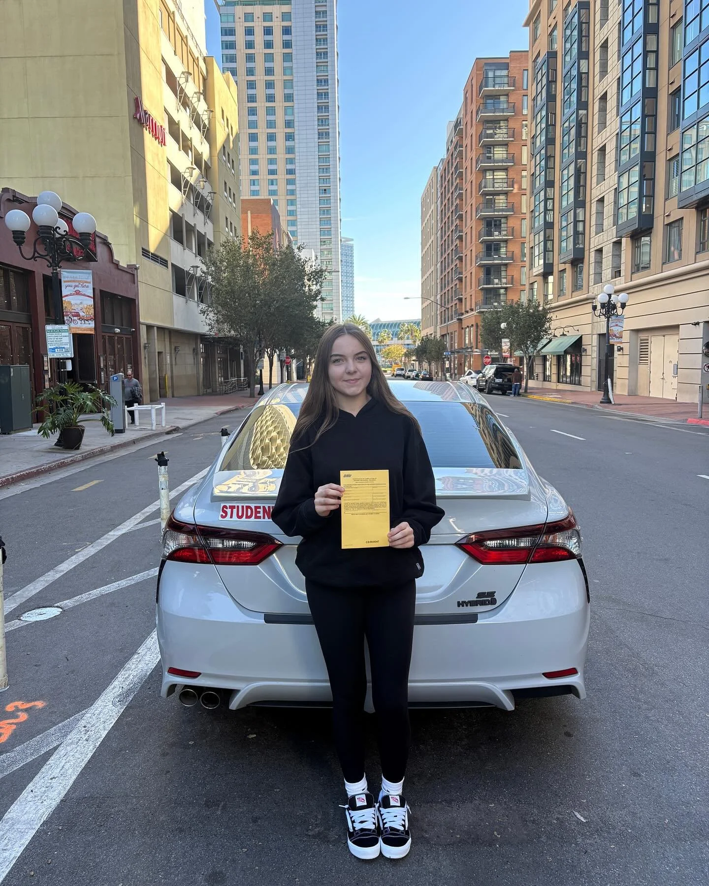 6-hours complete ✅ If anyone needs driving lessons text Noel (619) 861-4244 from @bonitadrivingschool. If you need online drivers ed use promo code: Noel for 25% off