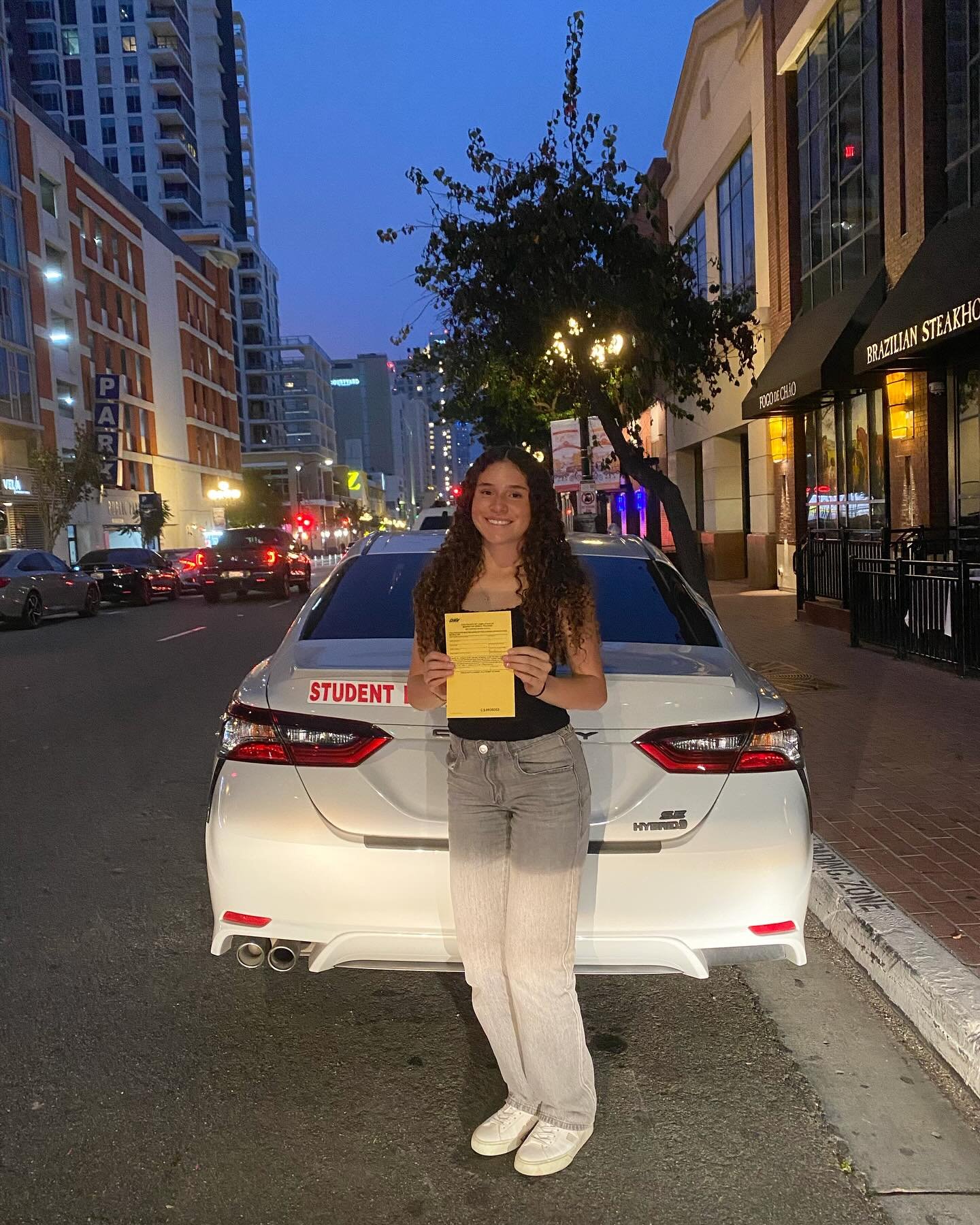 6-hours complete ✅ If anyone needs driving lessons text Noel (619) 861-4244 from @bonitadrivingschool. If you need online drivers ed use promo code: Noel for 25% off