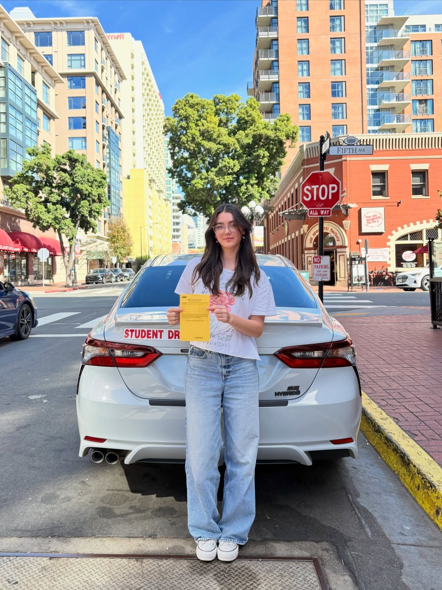 6-hours complete ✅ If anyone needs driving lessons text Noel (619) 861-4244 from @bonitadrivingschool. If you need online drivers ed use promo code: Noel for 25% off