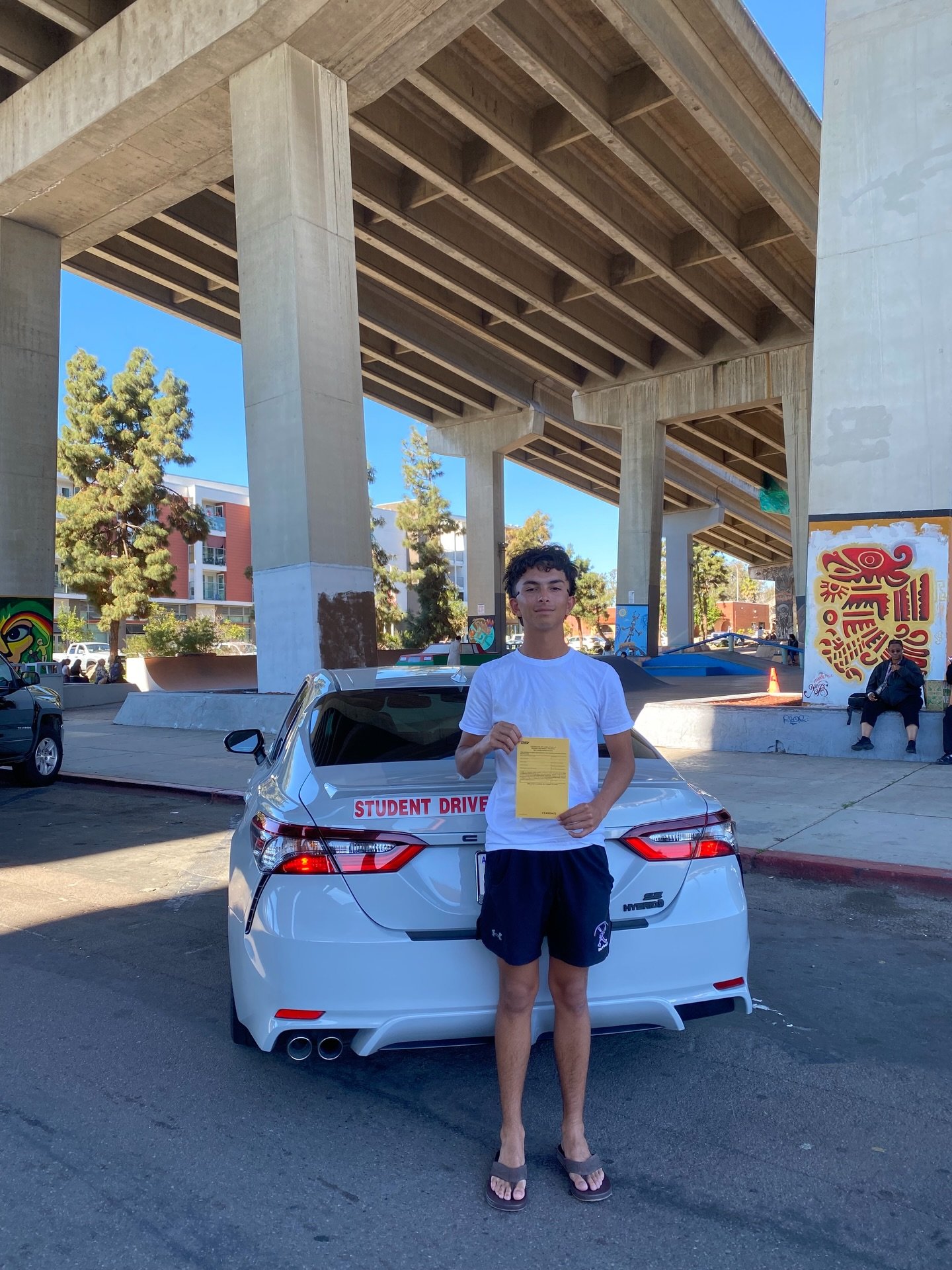 6-hours complete ✅ If anyone needs driving lessons text Noel (619) 861-4244 from @bonitadrivingschool. If you need online drivers ed use promo code: Noel for 25% off