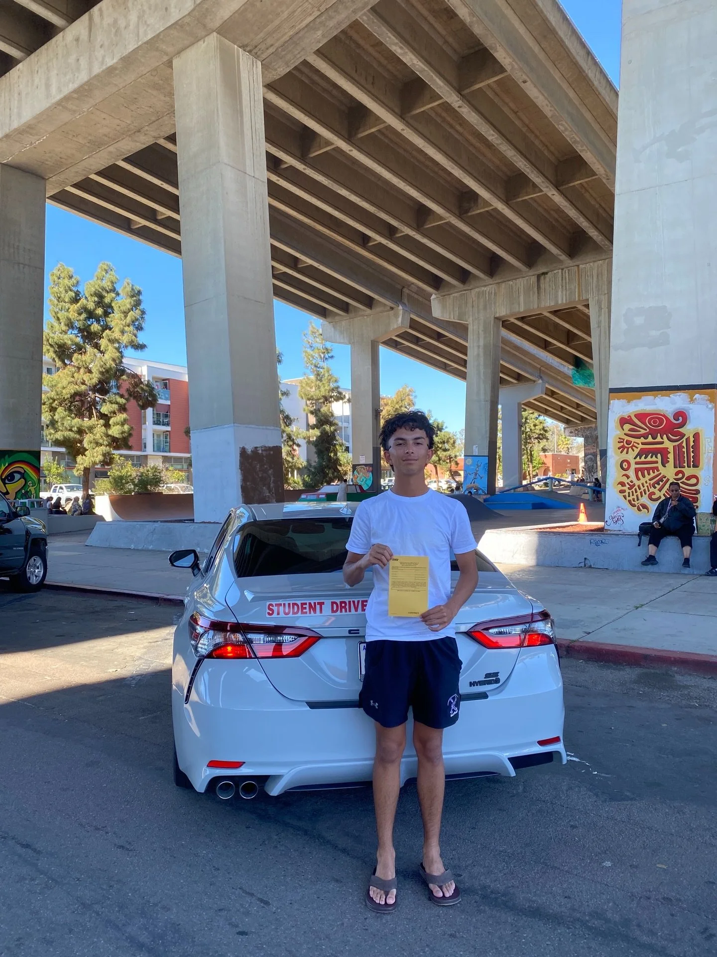 6-hours complete ✅ If anyone needs driving lessons text Noel (619) 861-4244 from @bonitadrivingschool. If you need online drivers ed use promo code: Noel for 25% off