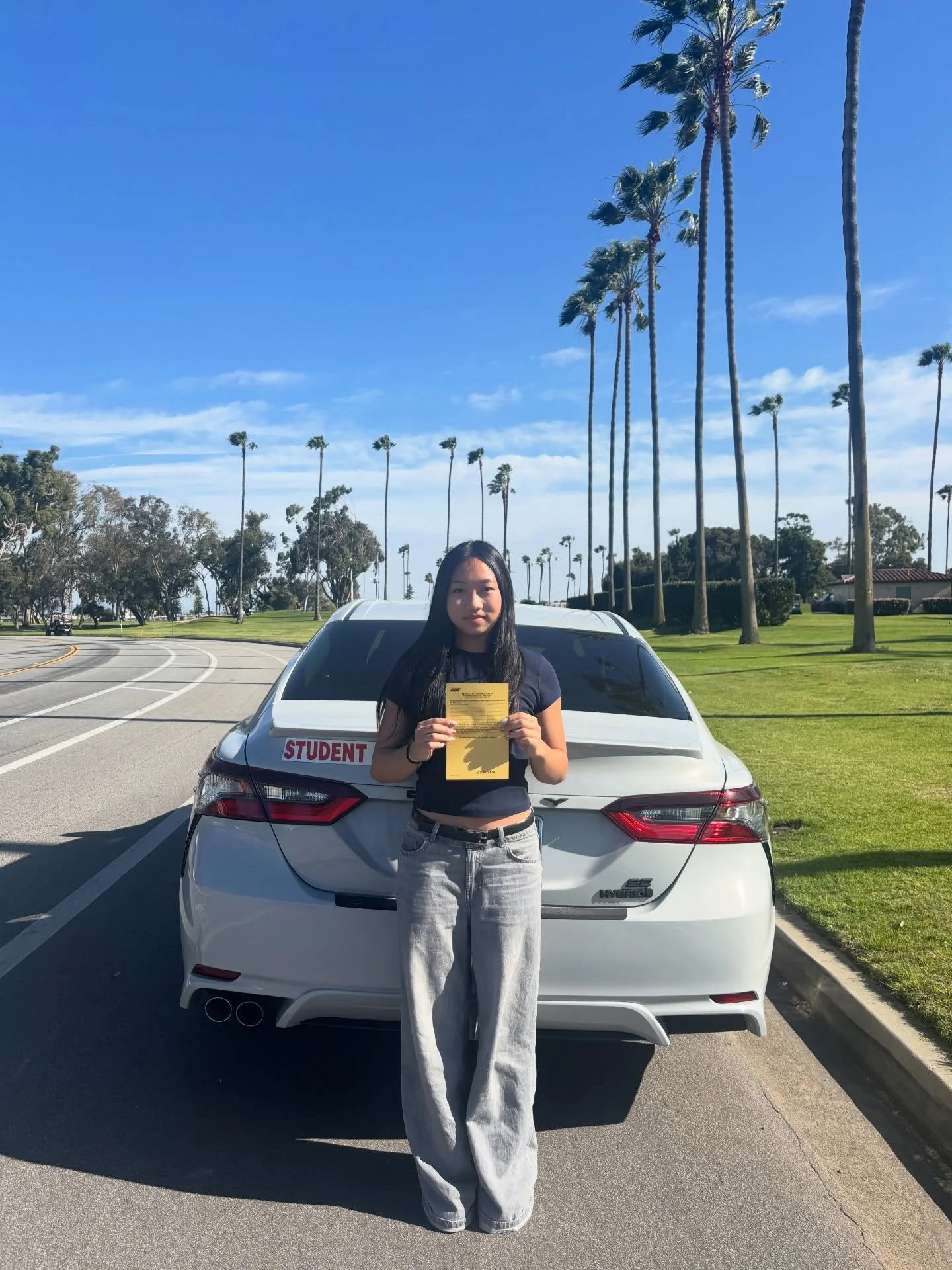6-hours complete ✅ If anyone needs driving lessons text Noel (619) 861-4244 from @bonitadrivingschool. If you need online drivers ed use promo code: Noel for 25% off