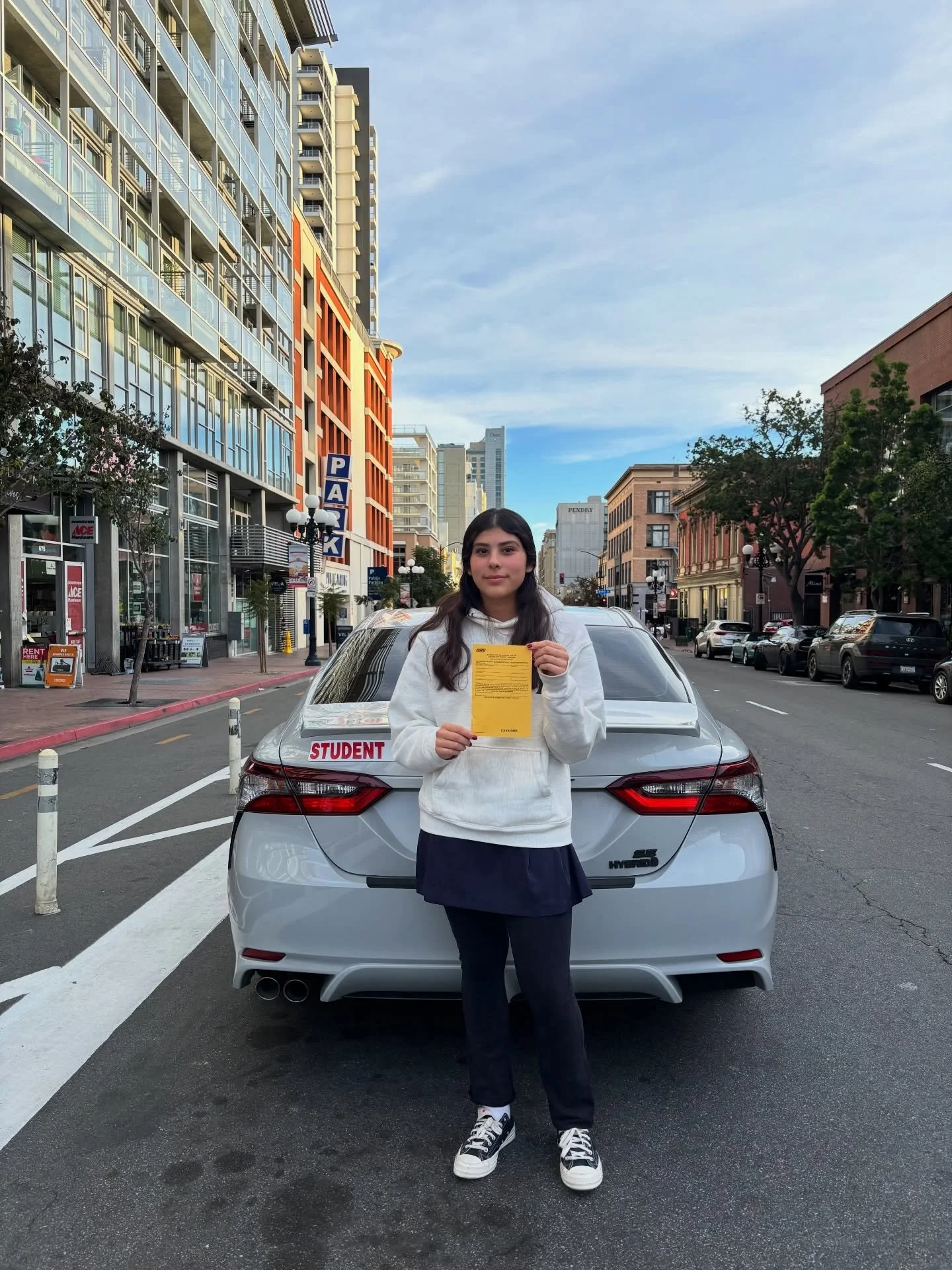 6-hours complete ✅ If anyone needs driving lessons text Noel (619) 861-4244 from @bonitadrivingschool. If you need online drivers ed use promo code: Noel for 25% off