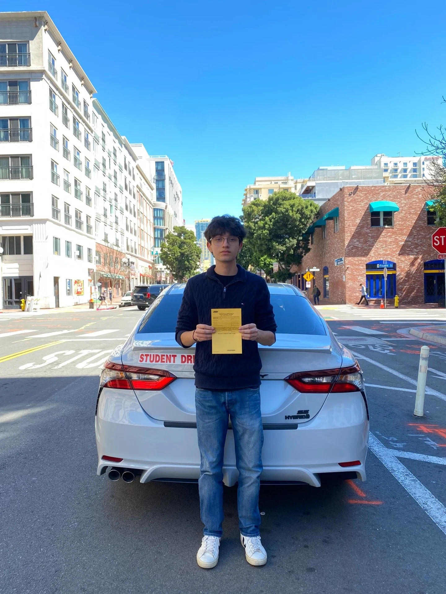 6-hours complete ✅ If anyone needs driving lessons text Noel (619) 861-4244 from @bonitadrivingschool. If you need online drivers ed use promo code: Noel for 25% off