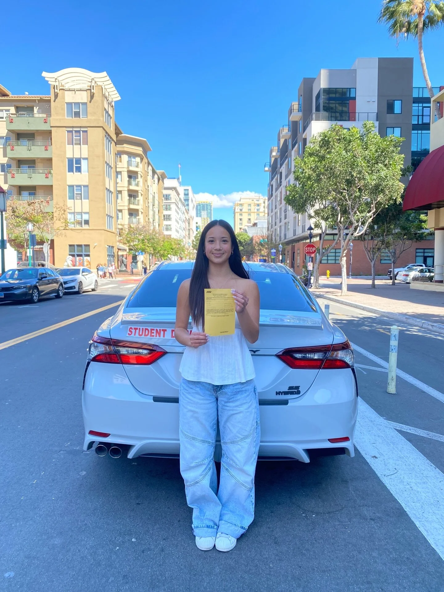 6-hours complete ✅ If anyone needs driving lessons text Noel (619) 861-4244 from @bonitadrivingschool. If you need online drivers ed use promo code: Noel for 25% off