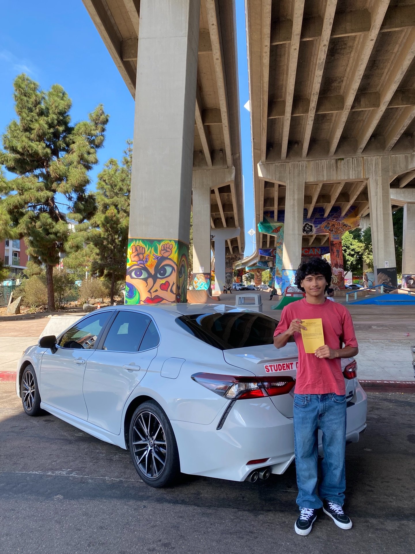 6-hours complete ✅ If anyone needs driving lessons text Noel (619) 861-4244 from @bonitadrivingschool. If you need online drivers ed use promo code: Noel for 25% off