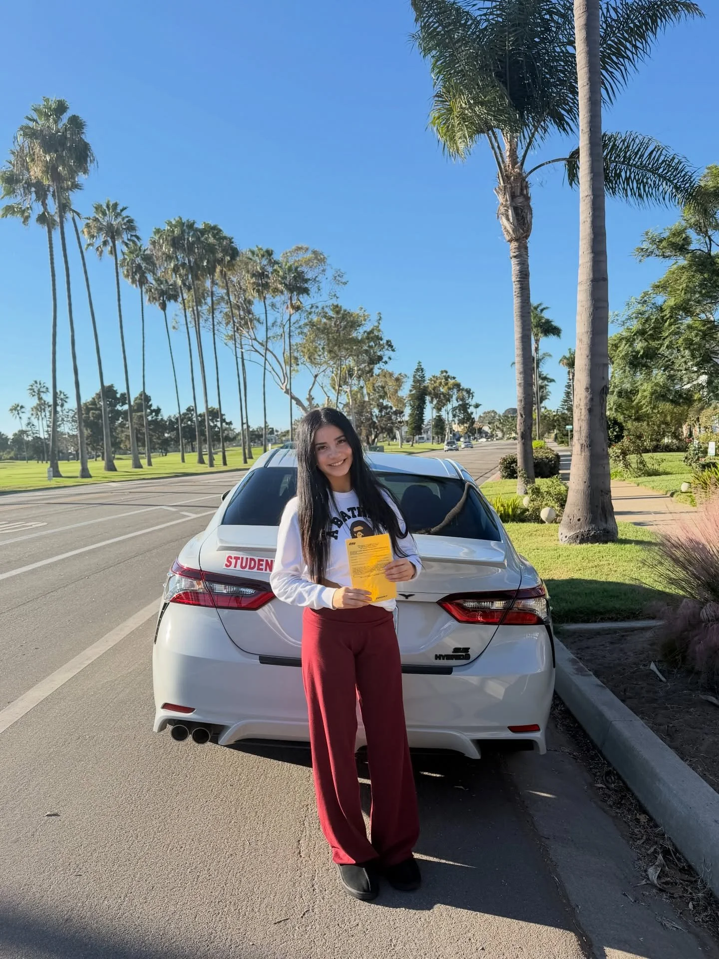 6-hours complete ✅ If anyone needs driving lessons text Noel (619) 861-4244 from @bonitadrivingschool or DM us