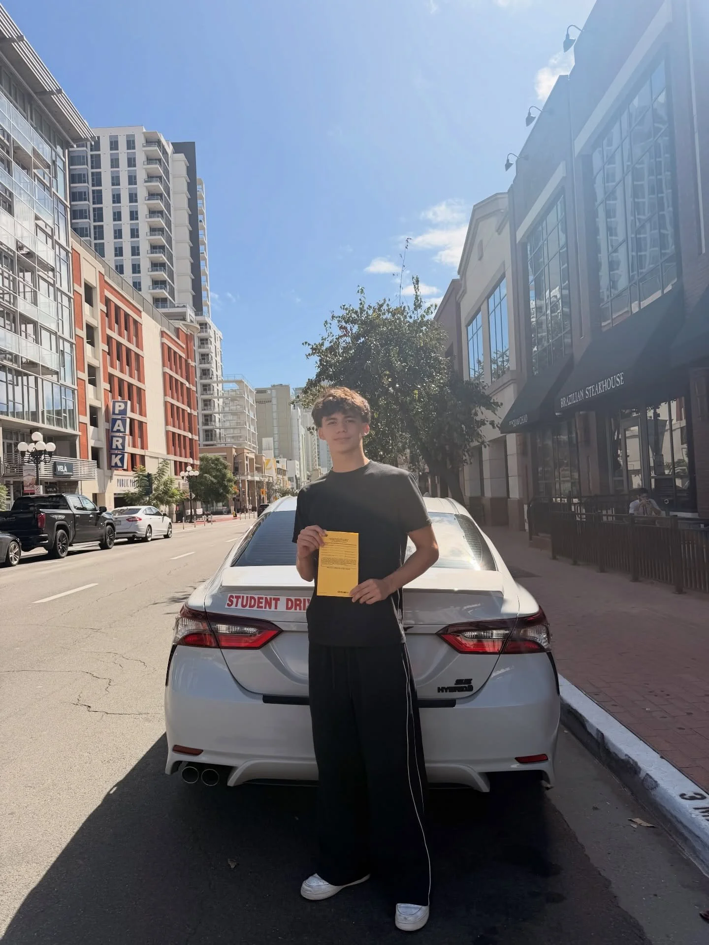 6-hours complete ✅ If anyone needs driving lessons text Noel (619) 861-4244 from @bonitadrivingschool