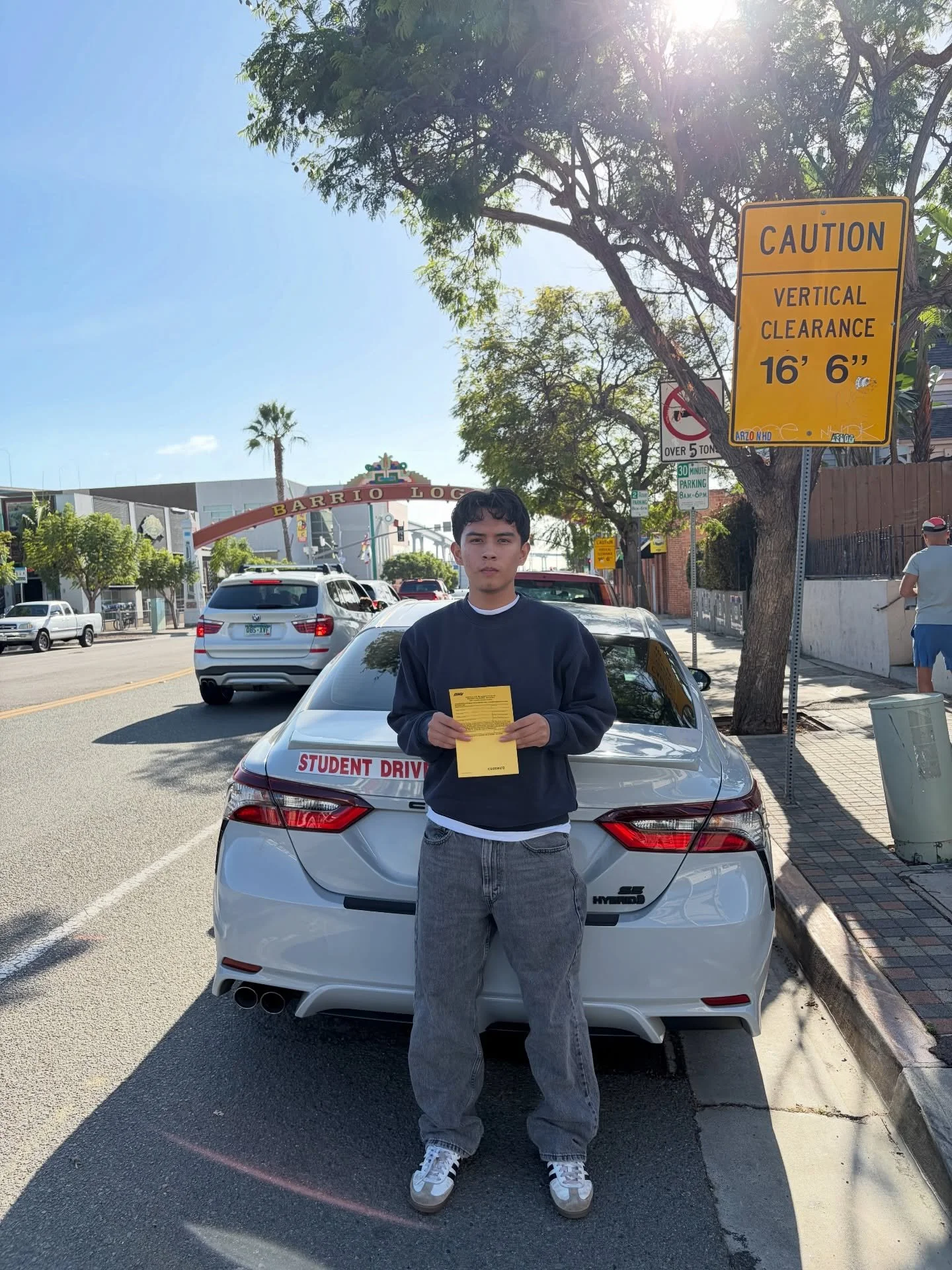 6-hours complete ✅ If anyone needs driving lessons text Noel (619) 861-4244 from @bonitadrivingschool
