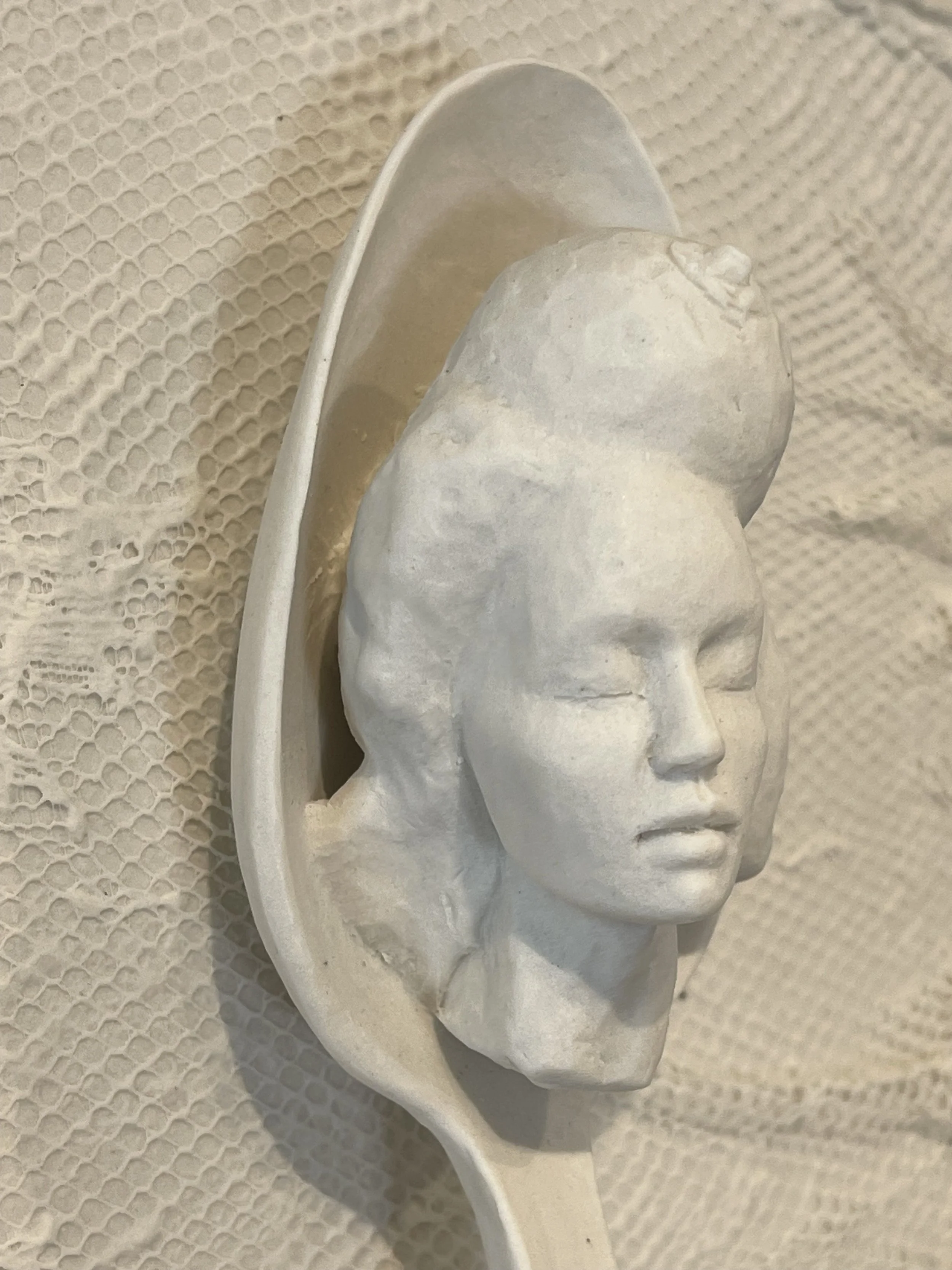 "Spoon Woman framed"