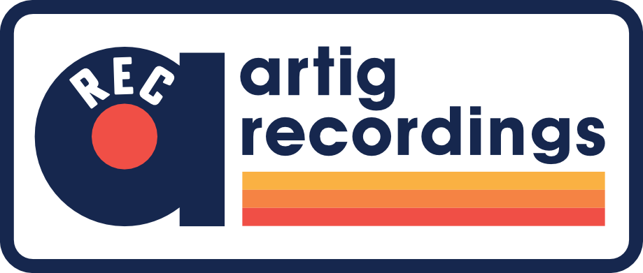 Badge-Logo vom Tonstudio artig recordings in Melk mit Spezialisierung auf Schlagzeug-Aufnahmen, Musikproduktion, Editing und Mixing.