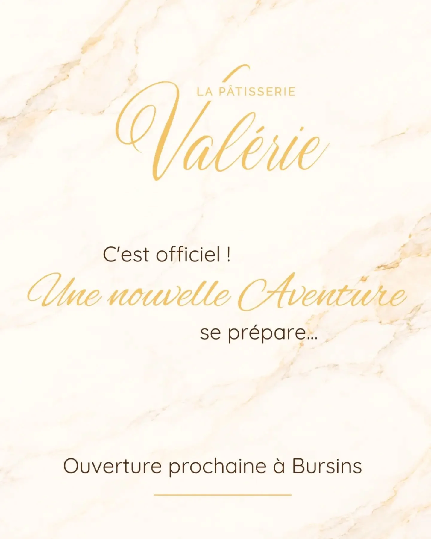 J&rsquo;ai l&rsquo;immense plaisir de vous annoncer que La P&acirc;tisserie Val&eacute;rie d&eacute;m&eacute;nage enfin ! 💛✨️

Apr&egrave;s de longs mois d&rsquo;attente, de changements et de doutes, j&rsquo;ai enfin trouv&eacute; mon futur local po