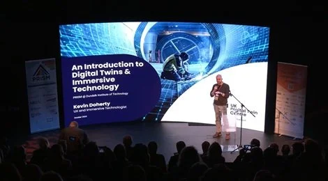 PRISM Video: An introduction to Digital Twins and Immersive Technology, from the Digital Twin Centre, Belfast.