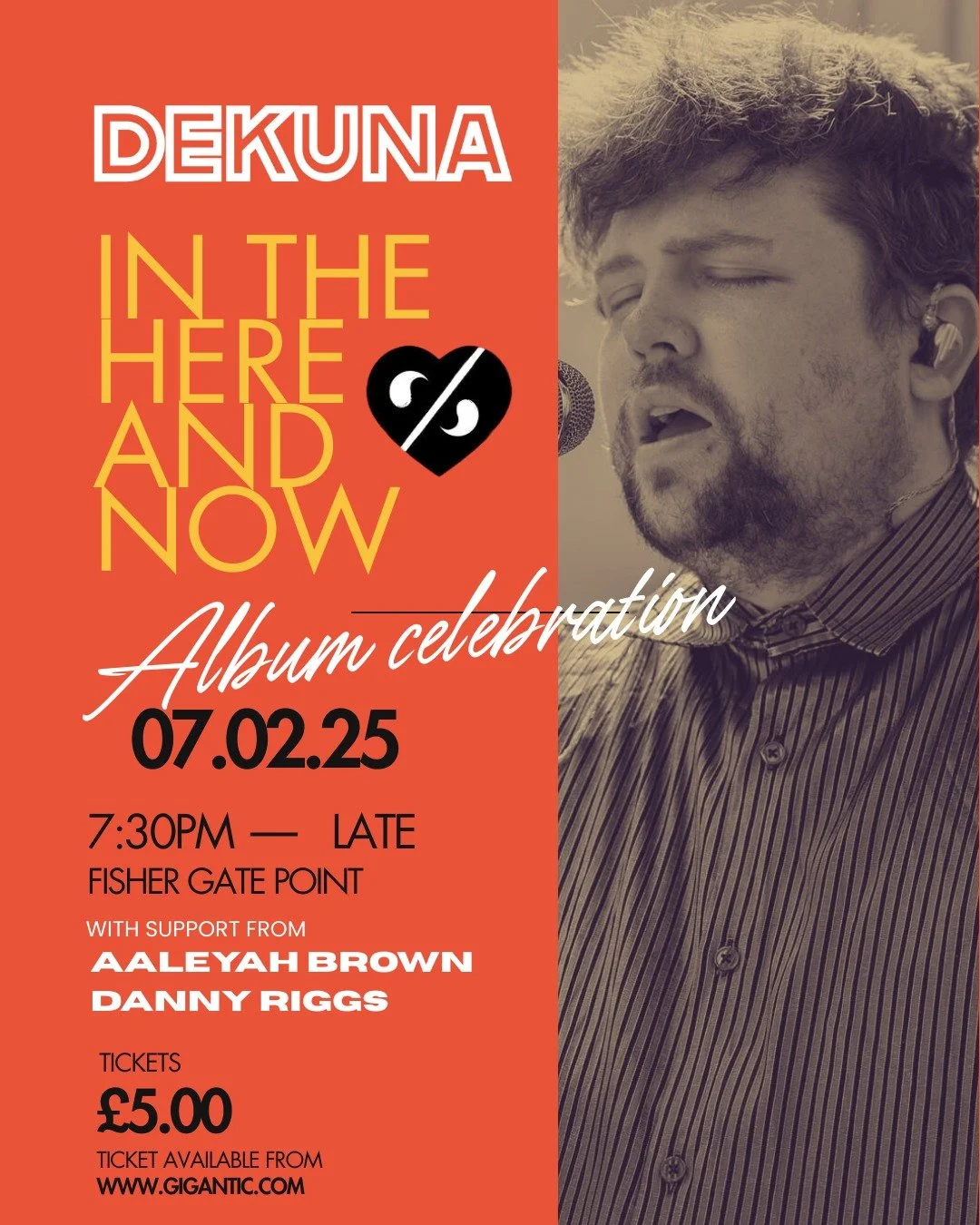 DEKUNA is an artist known for pop and down tempo type music, but with this release, his first official album, he's delved into his musical roots with rock. He's based in Nottingham and has been making and releasing music as DEKUNA for 6 years. His la