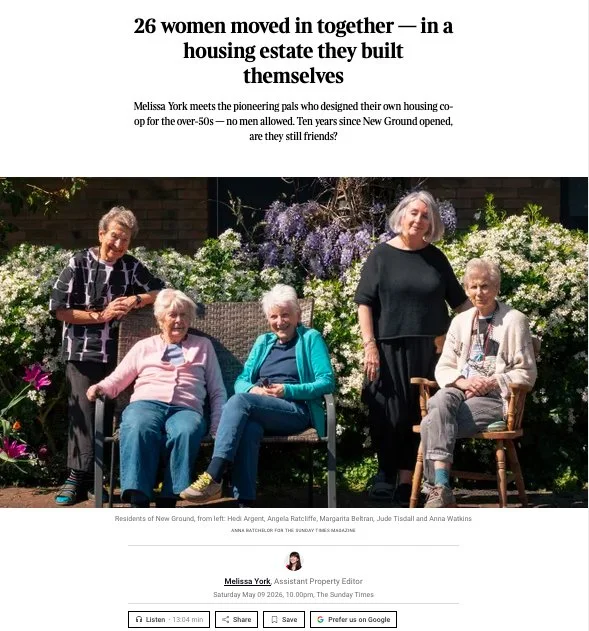 Sunday Times (UK) feature article