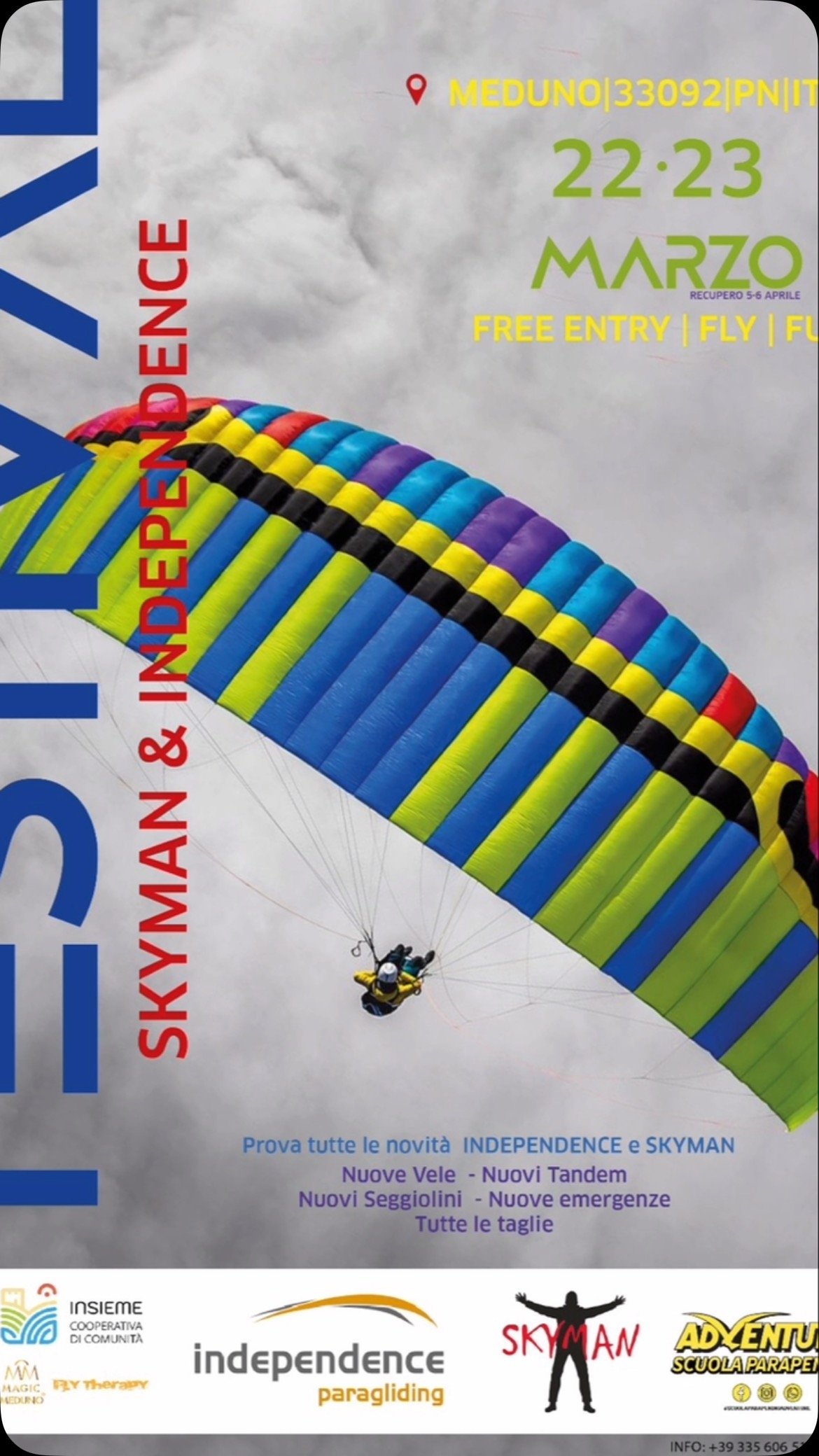 Rinviato a sabato 29 e domenica 30 marzo