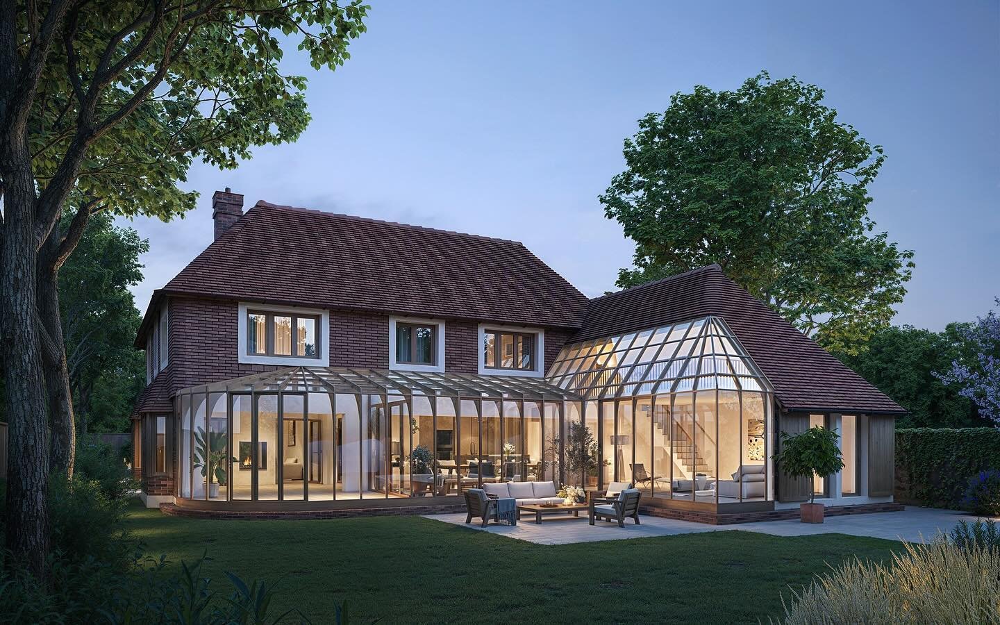 A scheme we did for a house in #Weybridge #Surrey.
#architecture #surreyhouses #designerconservatory