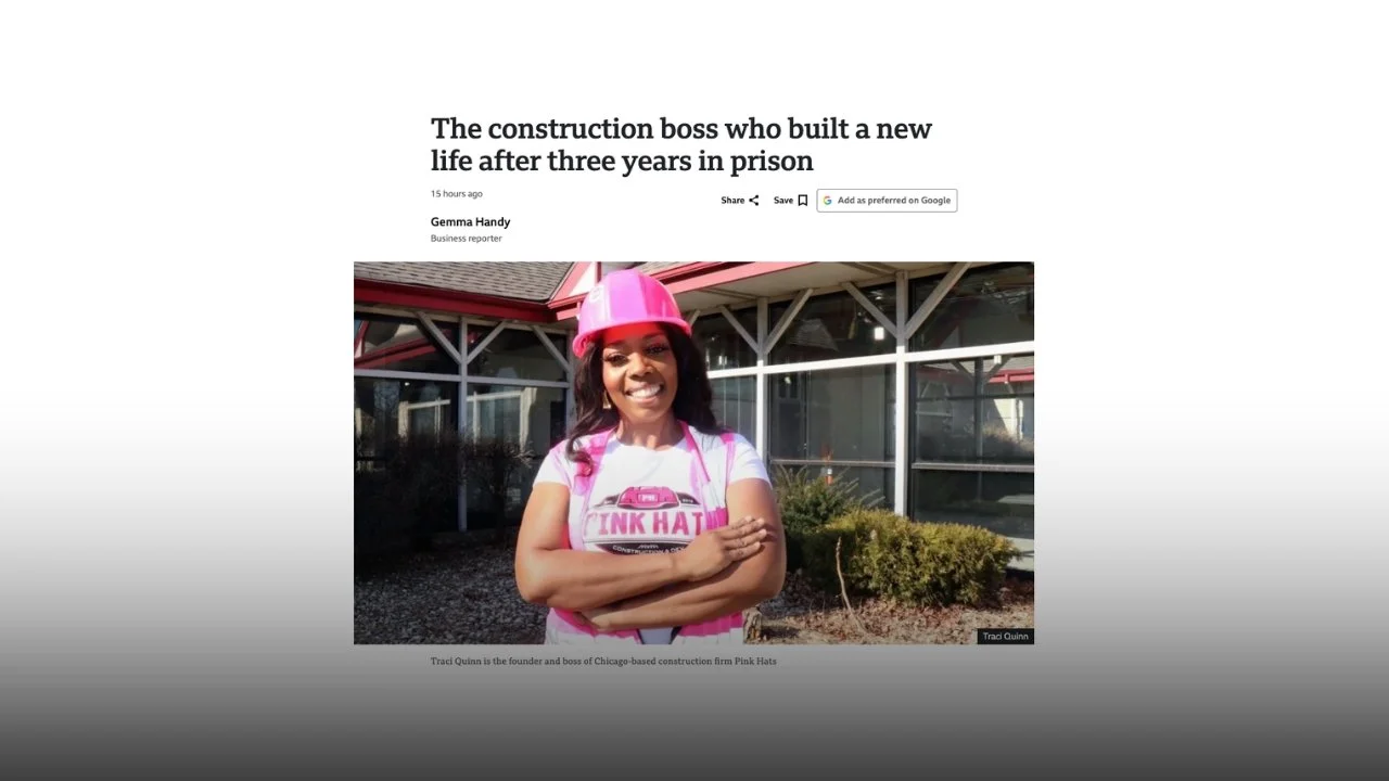 SDA Builder of the Year Traci Quinn Featured in BBC Article on Second Chances
