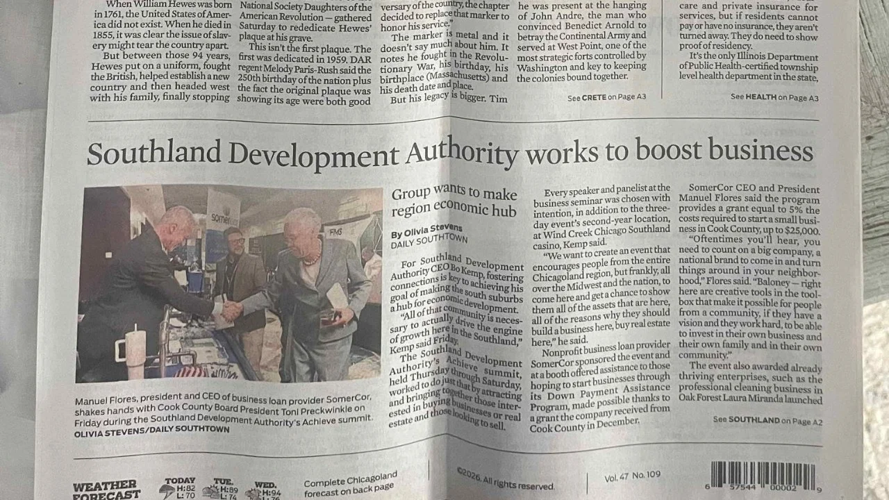 Daily Southtown Spotlights ACHIEVE Summit’s Role in Driving Southland Growth