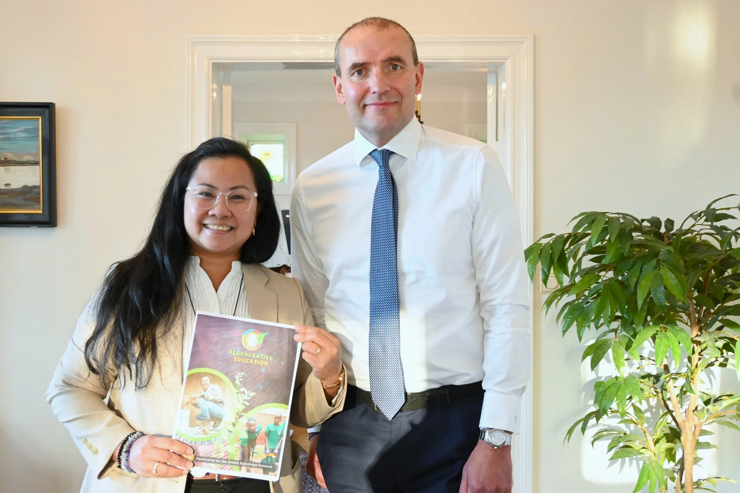 大統領と会談しました