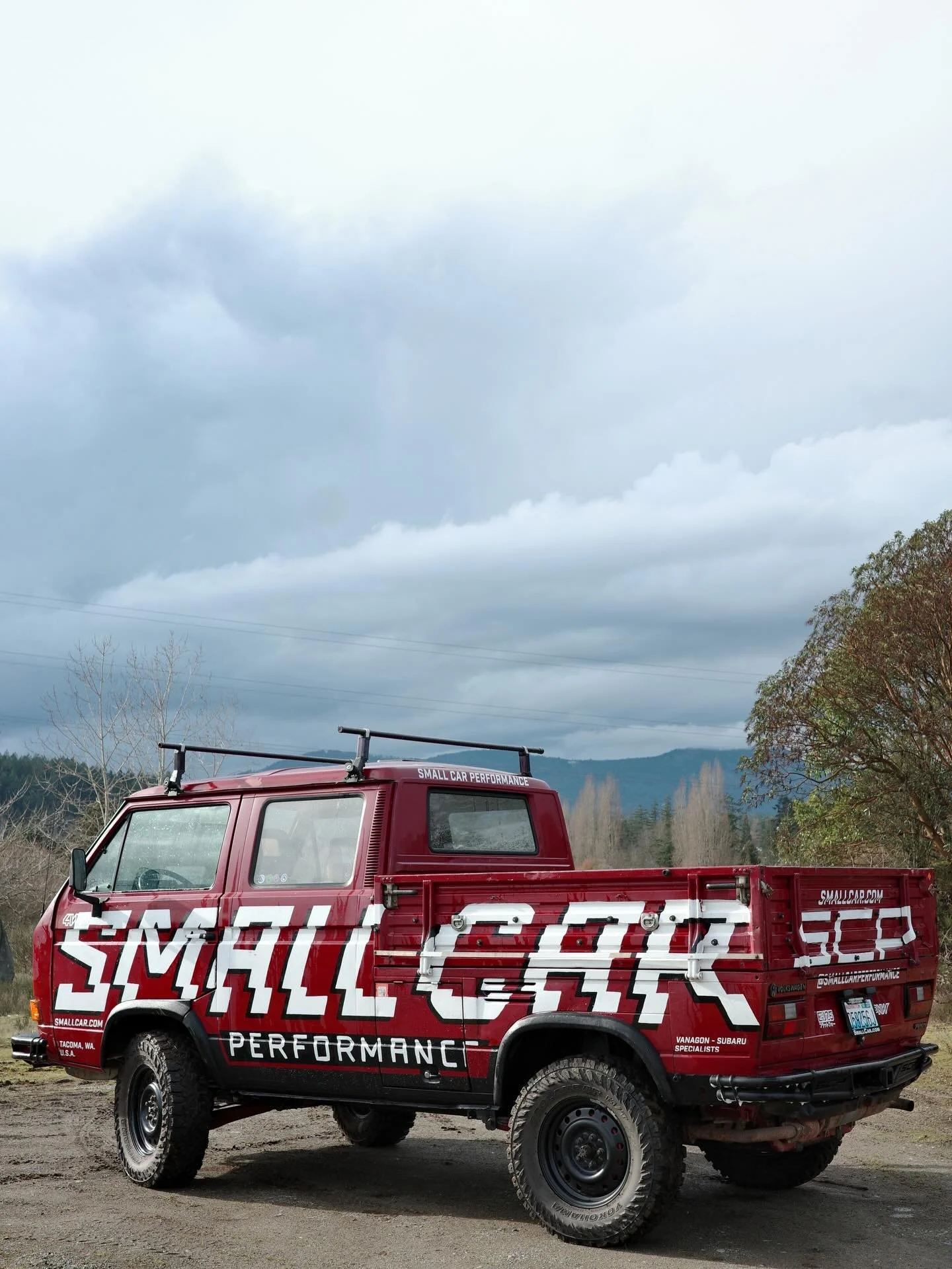 Big repairs on a big truck for some big friends. New driver and passenger side trailing arm mounts &amp; full fender-to-fender rocker replacements for the @smallcarperformance Syncro 16 Doka, + a few other fun details.