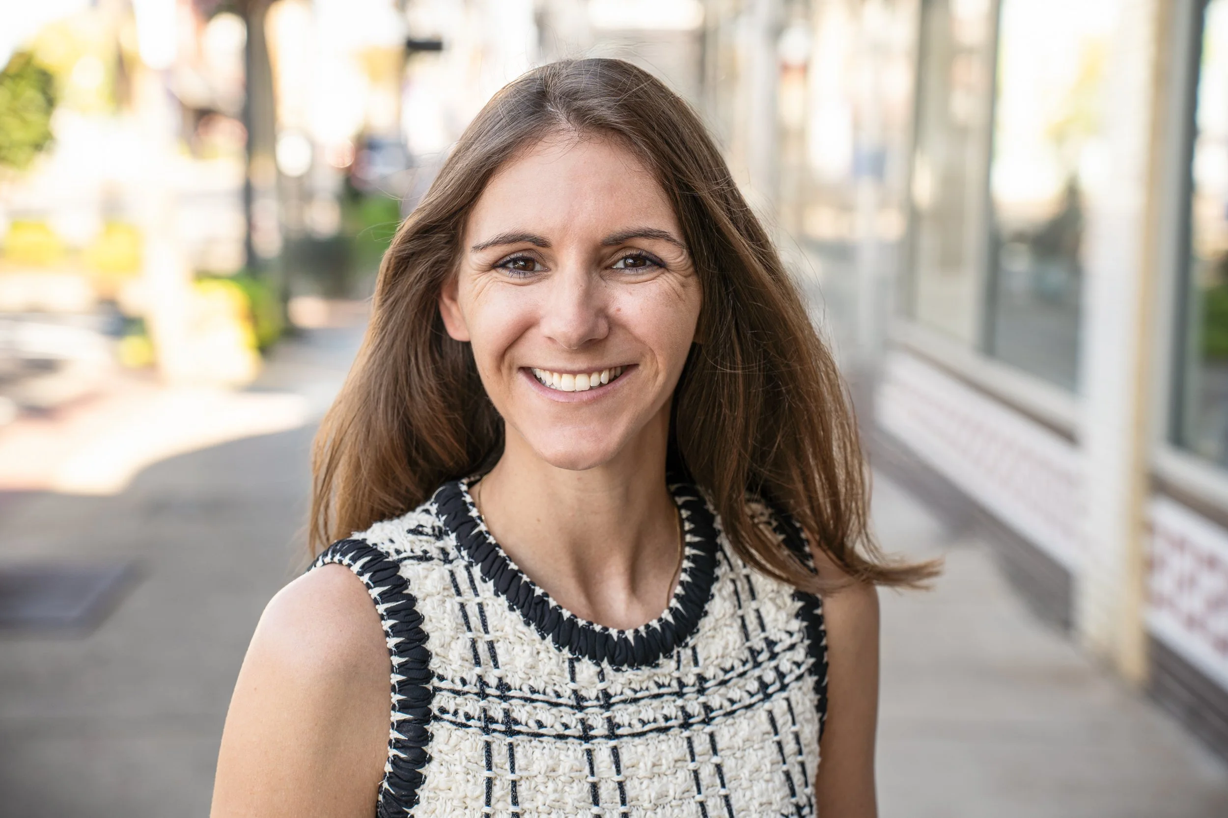 Headshot of Heather Somervell, owner of The Somervell Company, who is a client of Loux Creative & Communication