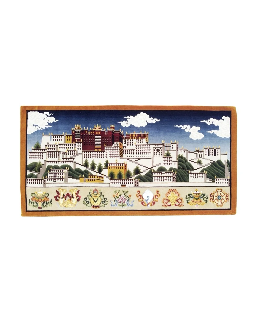 ~ The Potala Palace Rug~

For centuries, Tibetan rug weaving has preserved stories through pattern. Motifs, symbols and geometric borders carry cultural memory, spiritual belief and a sense of place, passed from one generation of weavers to the next.