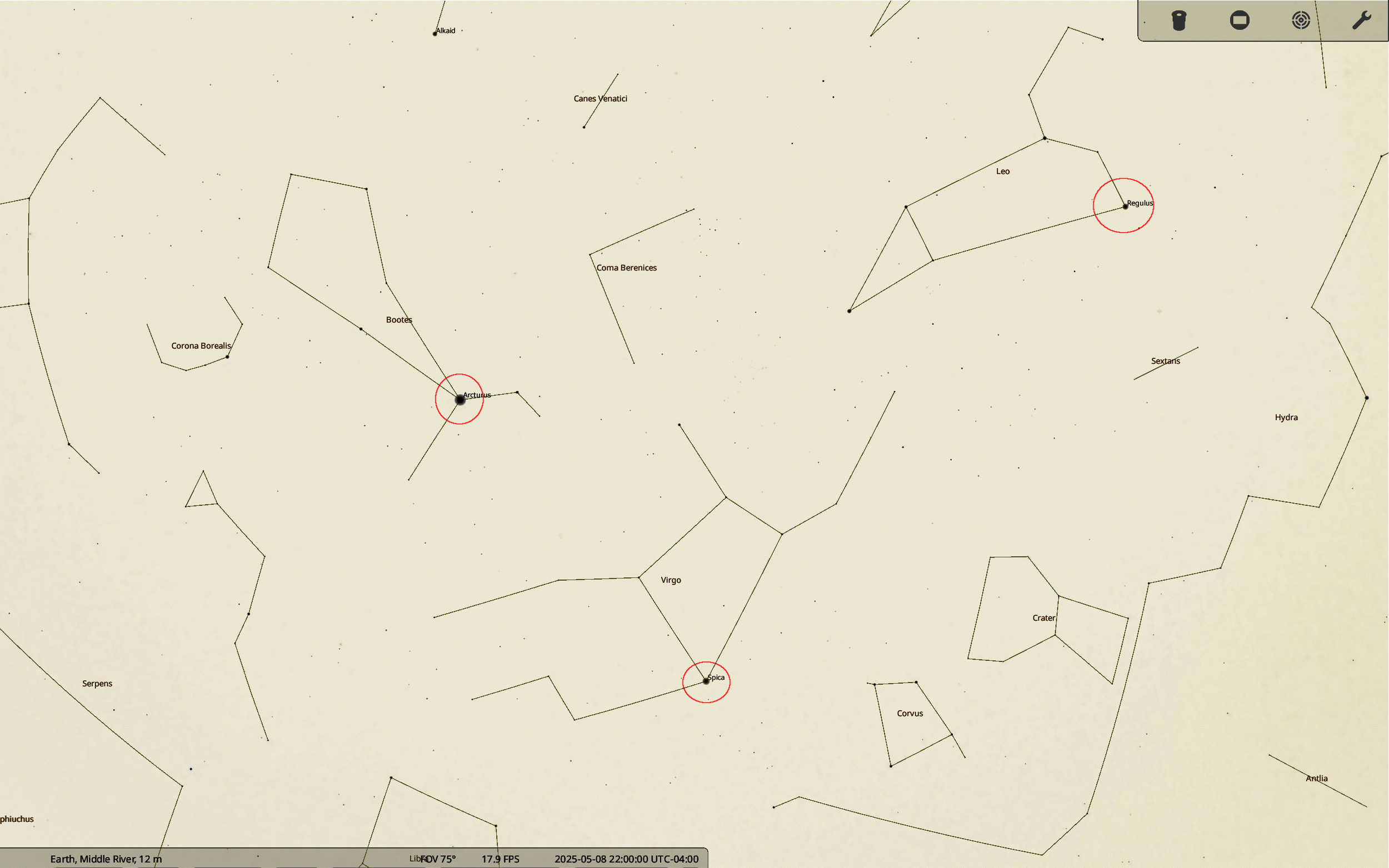 Spring Ttriangle Eye Astronomy #10: The Spring Triangle — Harford County Astronomical ...