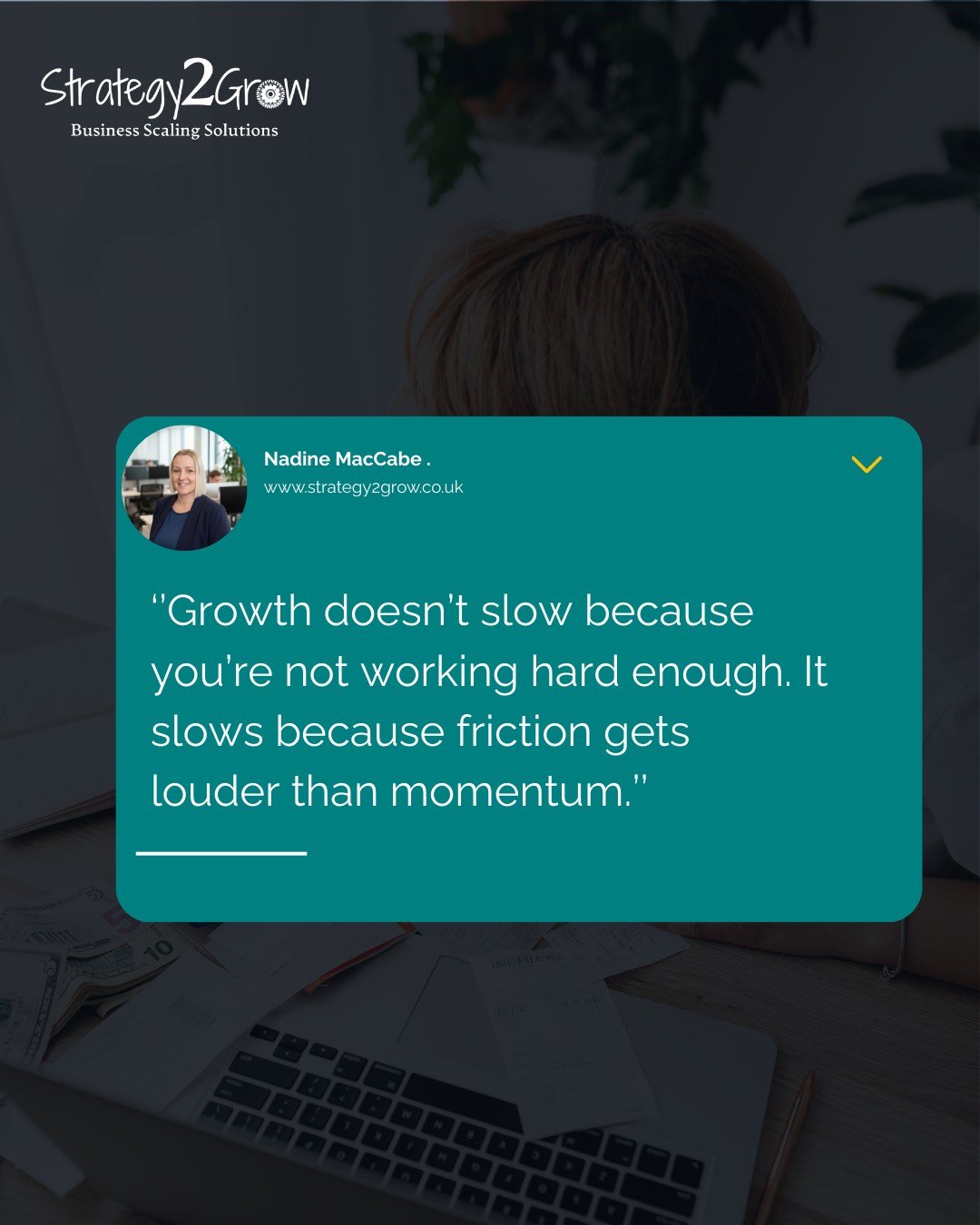 Growth doesn&rsquo;t slow because you&rsquo;re not working hard enough. It slows because friction gets louder than momentum.

Hard work isn&rsquo;t the problem.

Most SME owners are already operating at their limit.

What slows growth is the friction