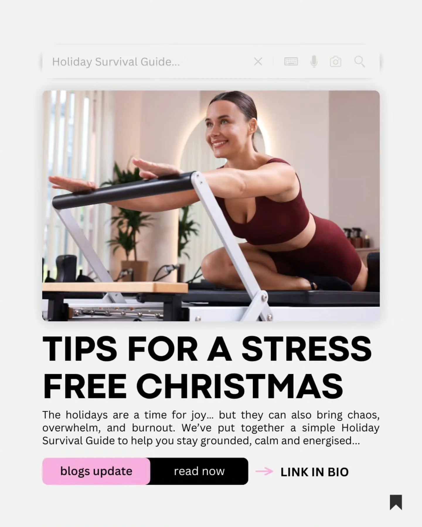 🎄 Your Festive Survival Guide 🎄

The holidays are a time for joy&hellip; but they can also bring chaos, overwhelm, and burnout.💛

We&rsquo;ve put together a simple Holiday Survival Guide to help you stay grounded, calm and energised through the se