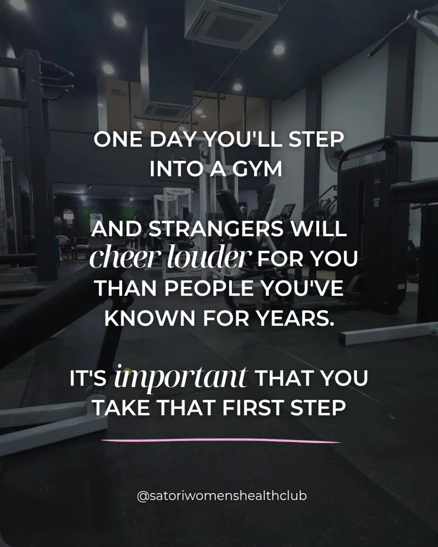 Satori isn't a cookie cutter gym 🏋&zwj;♀️

It's a space designed for building strength and confidence

For women to feel empowered and lift each other up ✨️

And we protect that fiercely 🔥

If you're looking for your forever gym
Try us this week 👉