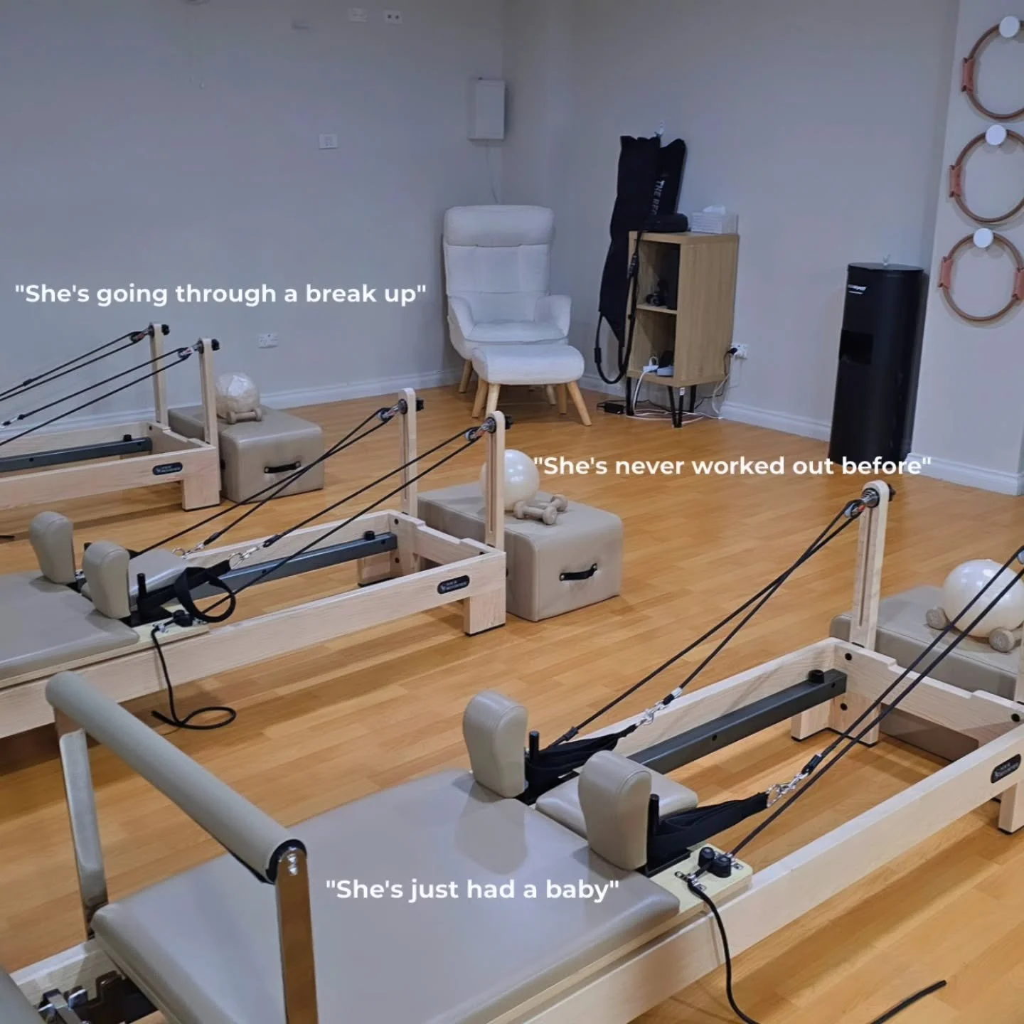 Every reformer has a story 🤍✨

Different women. Different stories. One space 
At Satori, there&rsquo;s space for every version of you 🤍