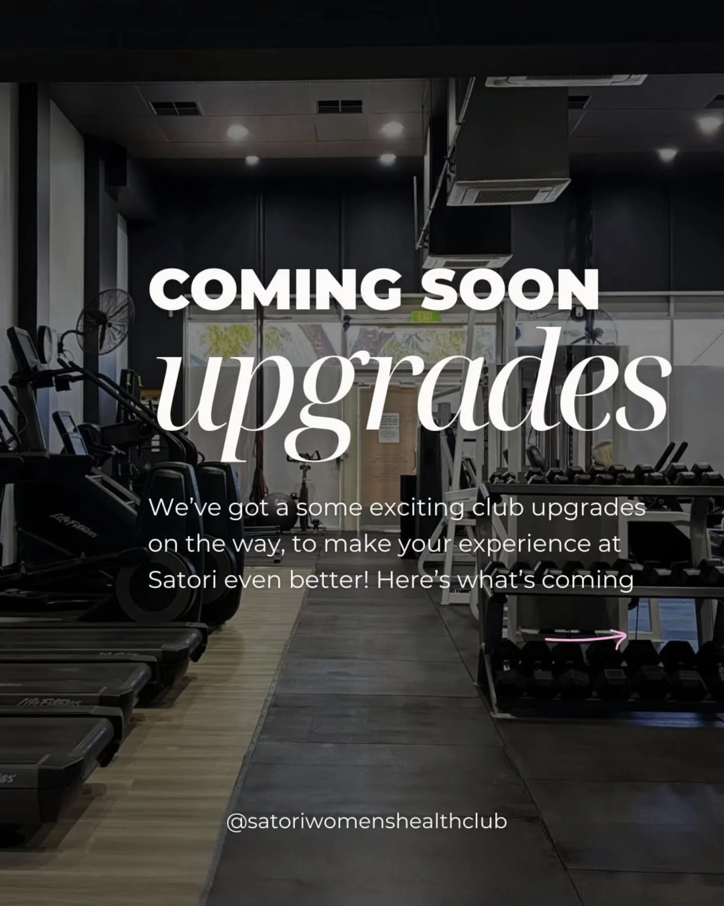 Guess our favourite upgrade 🔥🔥🔥

We're so excited to finally put 6 months of planning together! From Wed 6th - Mon 11th May we'll be making some changes:

✨️ Group fitness room upgrade
✨️ Updated gym floor
✨️ Main foyer refresh
✨️ Exciting new ser