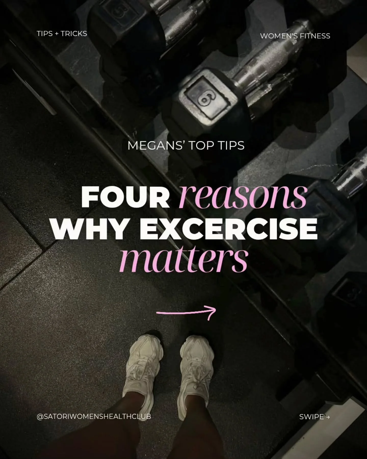 Exercise isn&rsquo;t just about aesthetics, it plays a huge role in your overall health as a woman ✨️

From supporting your heart and circulation, to improving mental wellbeing and hormone health it all matters

You deserve to feel strong, energised 