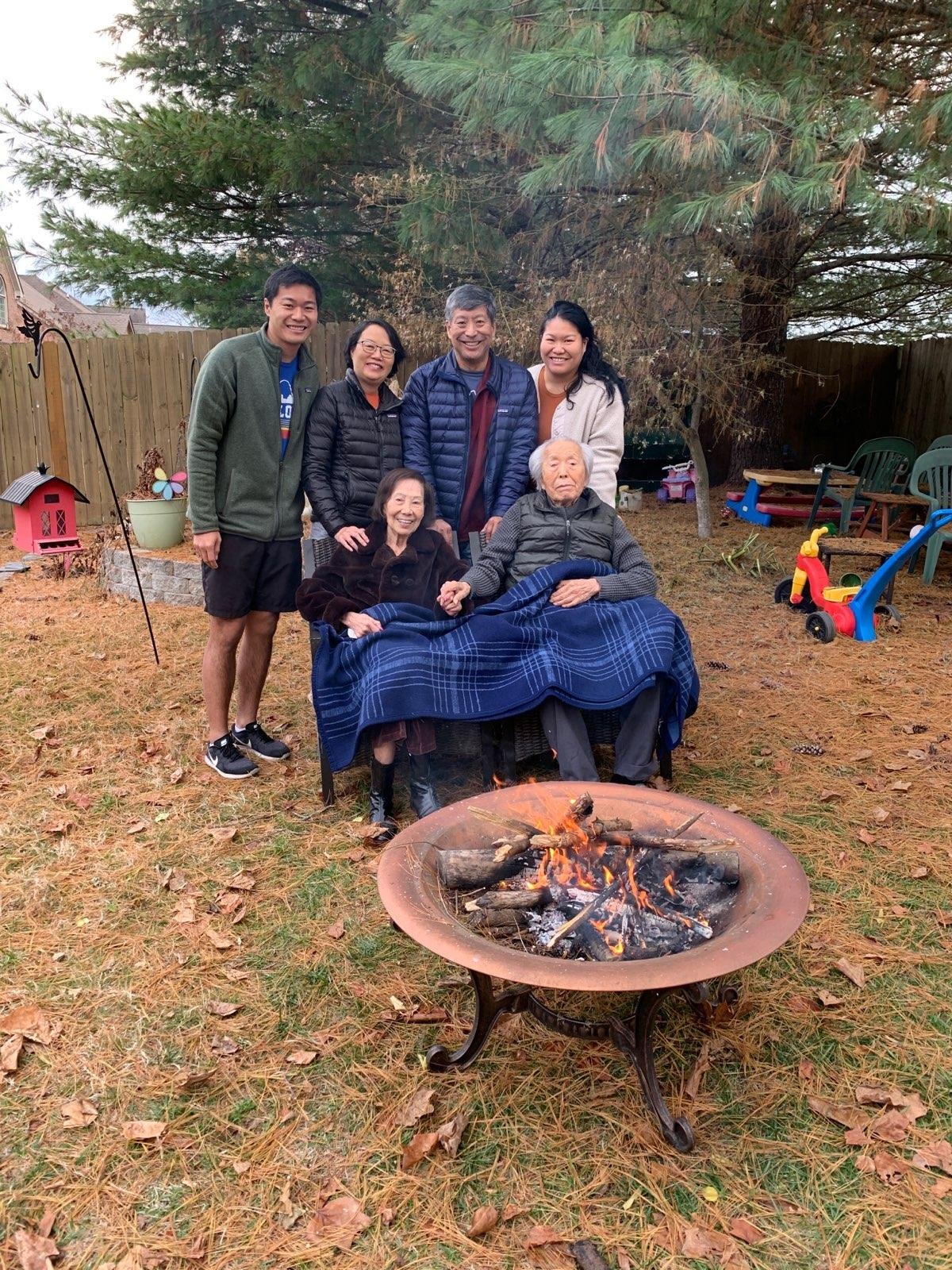 Our last Thanksgiving with Mom & Dad, 2019. We almost set mom on fire with the firepit Dad would pass away only weeks later. Mom would pass away after him, only 5 weeks later. This was a tough period of my life.