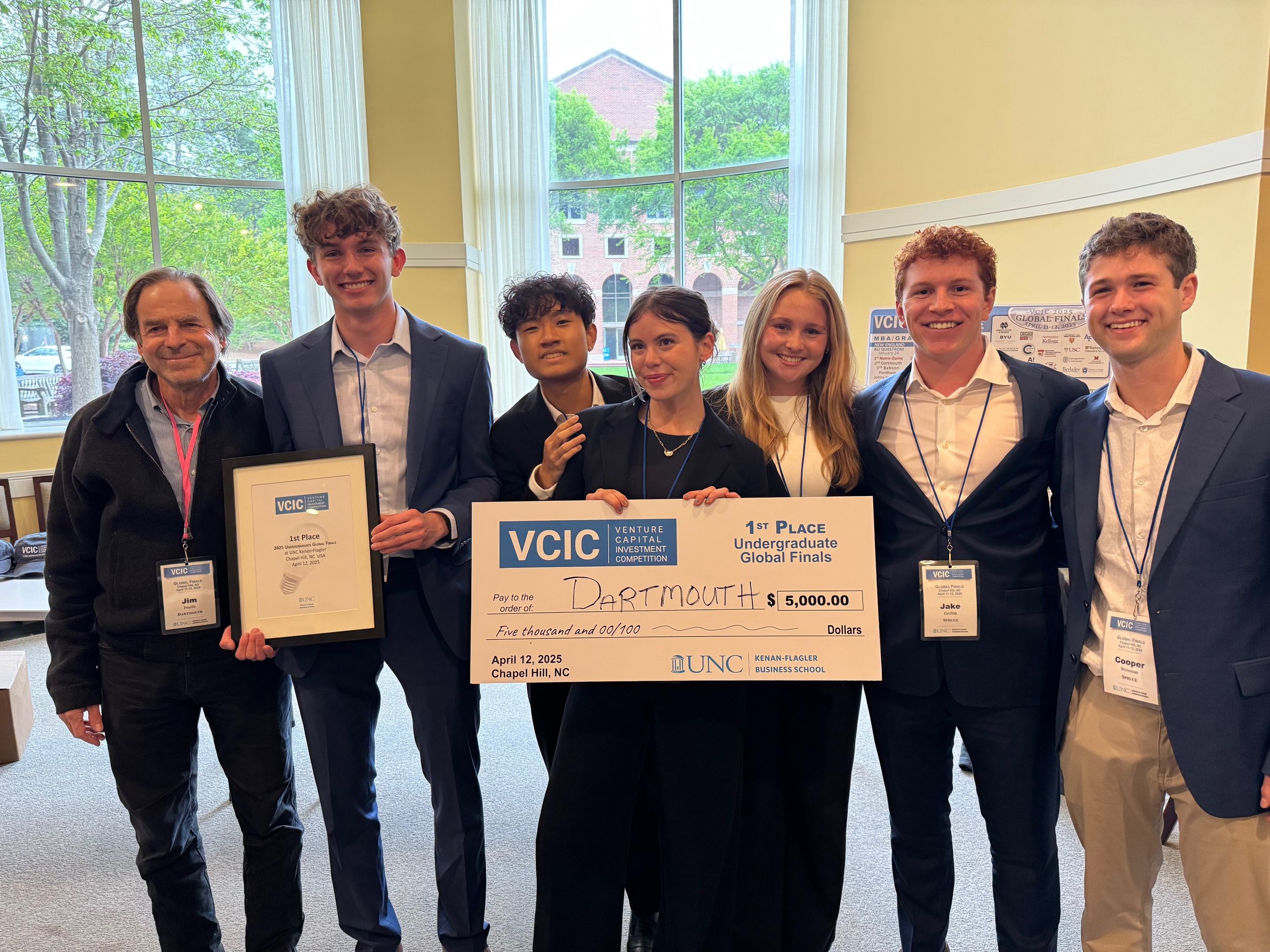2025 VCIC Dartmouth Global Finals First Place