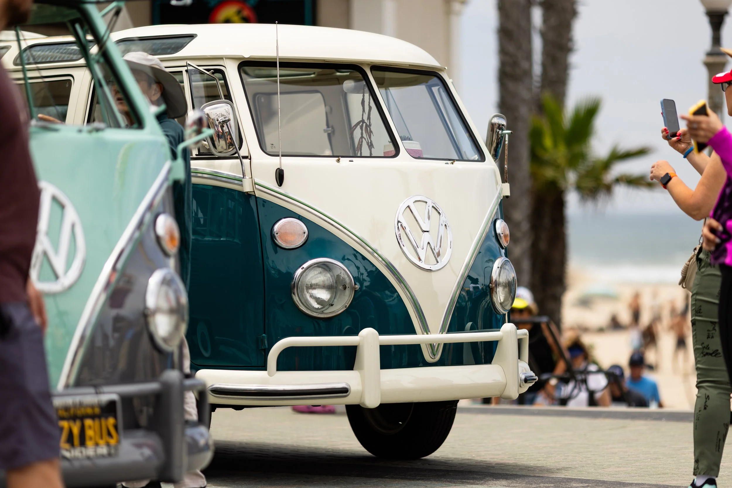 VW Buses on the Pier - Huntington Beach, CA - © Sam Dobbins 2025 - 0081-2-Enhanced-NR.jpg