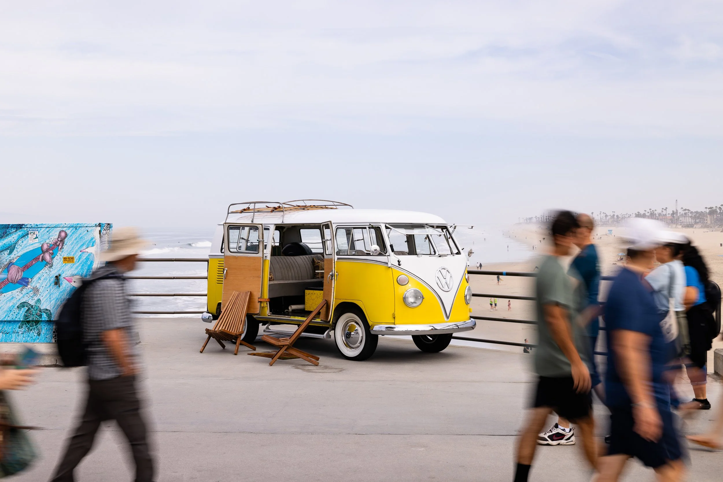 VW Buses on the Pier - Huntington Beach, CA - © Sam Dobbins 2025 - 5889-Enhanced-NR.jpg
