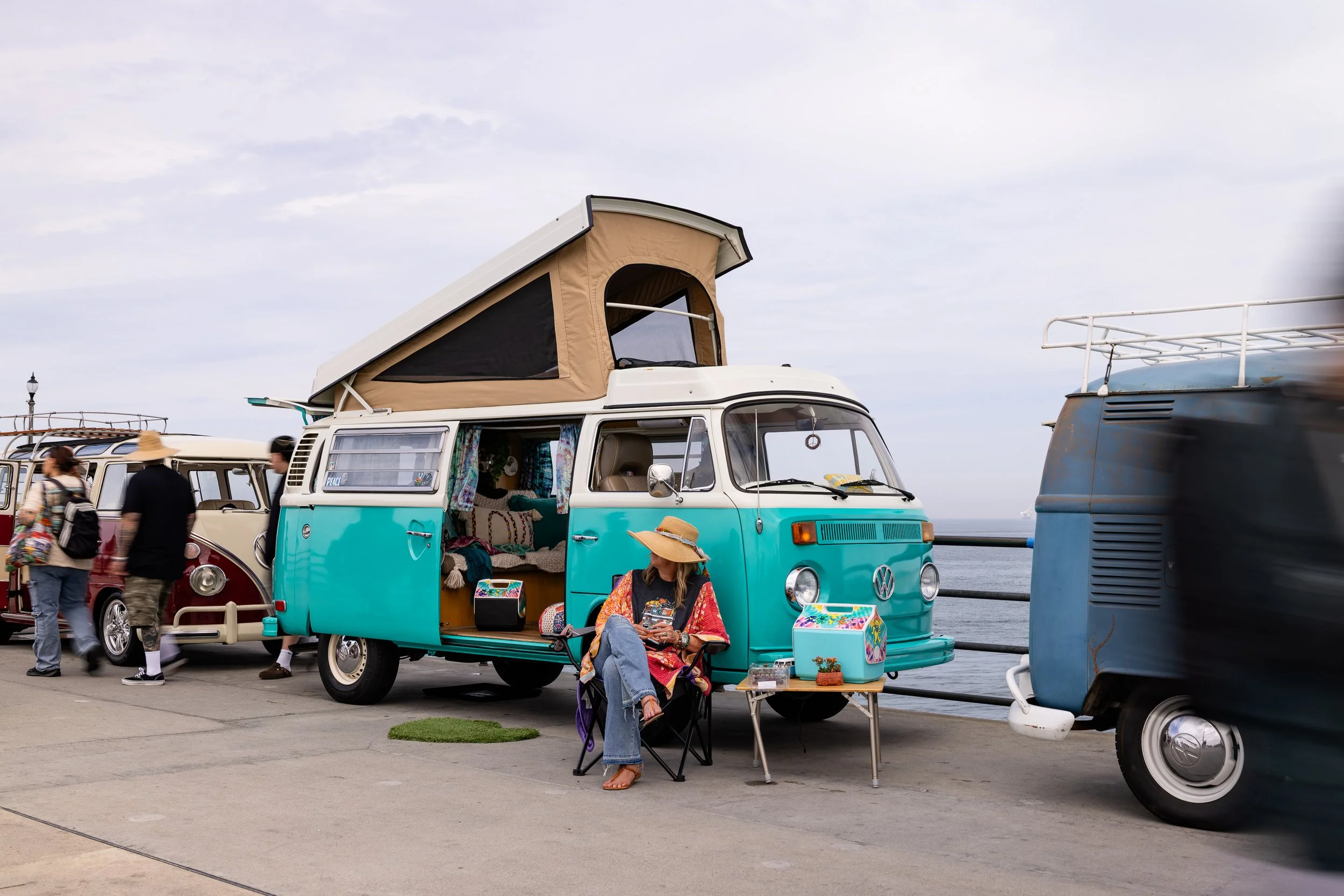 VW Buses on the Pier - Huntington Beach, CA - © Sam Dobbins 2025 - 6227-Enhanced-NR.jpg